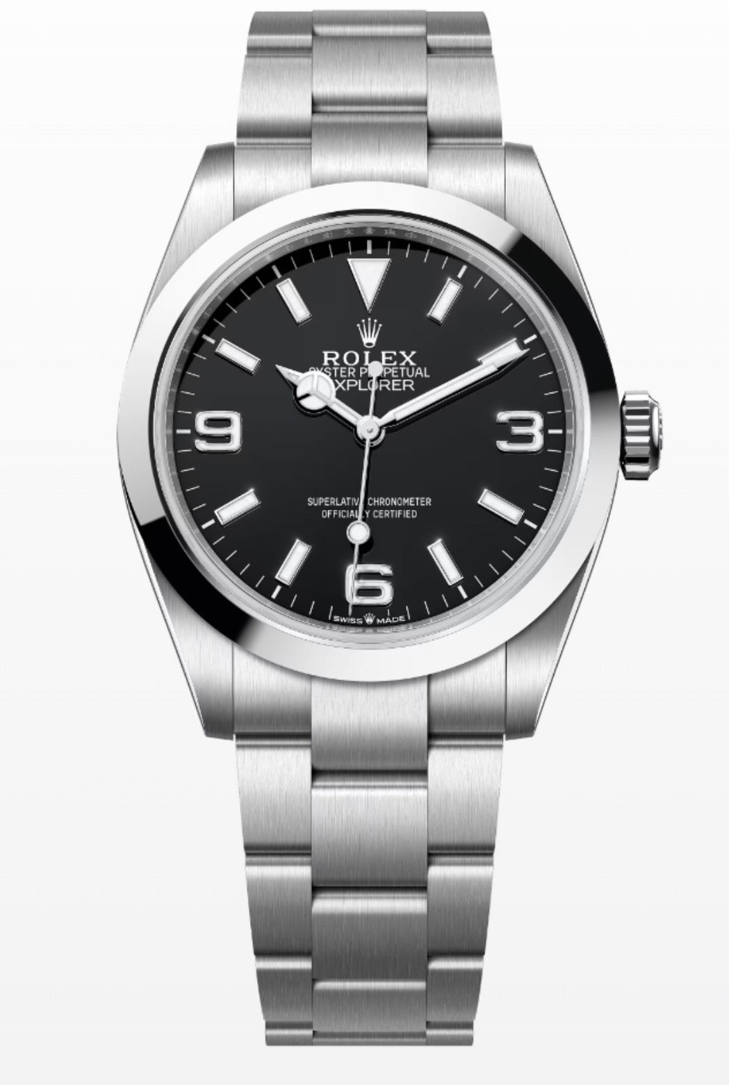 NEW MARCH 2026 Rolex Explorer I Black 224270 40mm Steel Oyster Watch With Box and Papers SKU: JNLMG0326754