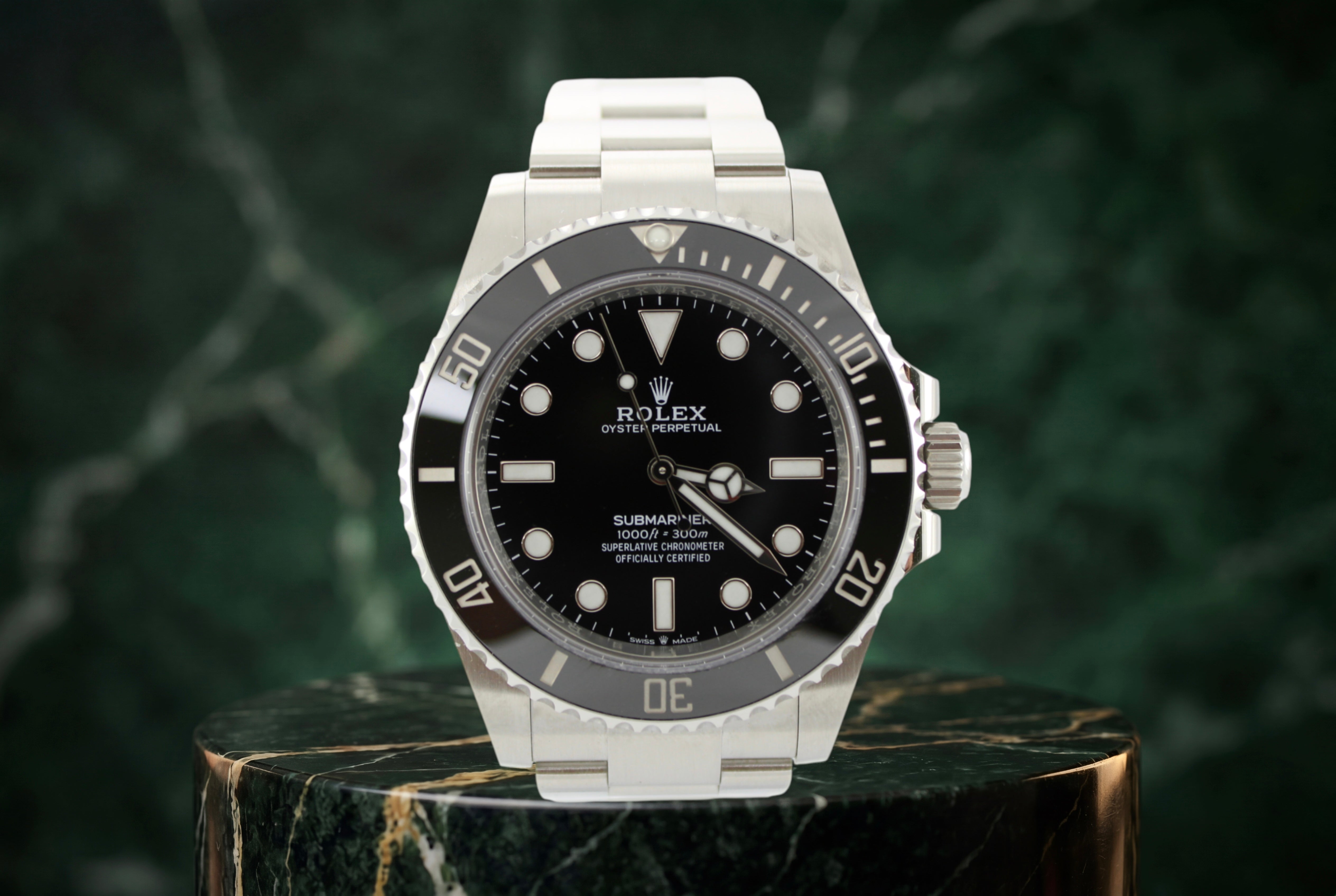 JUNE 2026 Rolex Submariner "No Date" Black Stainless Steel 124060 41mm Oyster Watch With Box and Papers SKU: JLVOGG08267N5