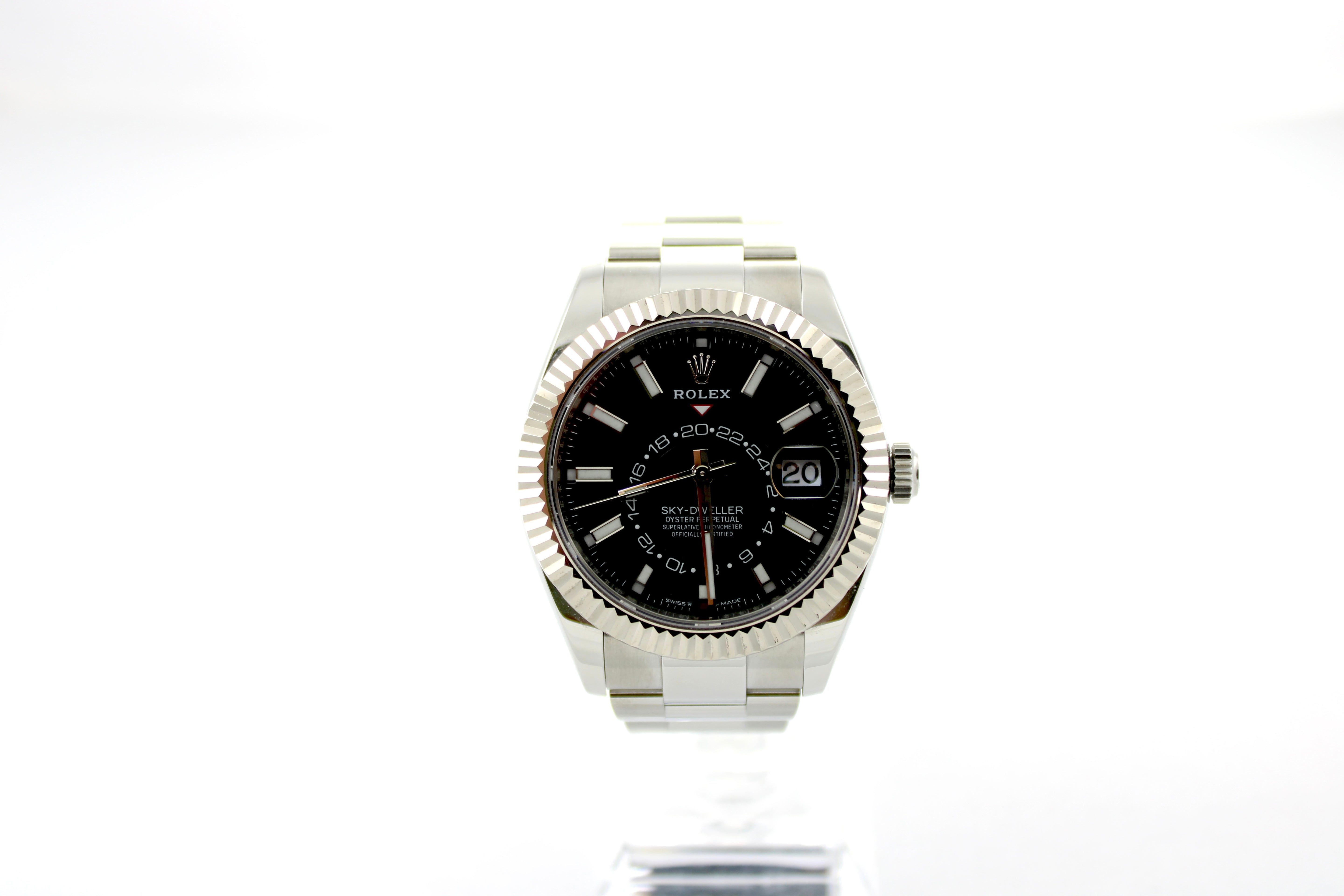 2023 Rolex Skydweller Black Steel 336934 42mm Oyster Watch With Box and Papers SKU: JLKIKM0326256