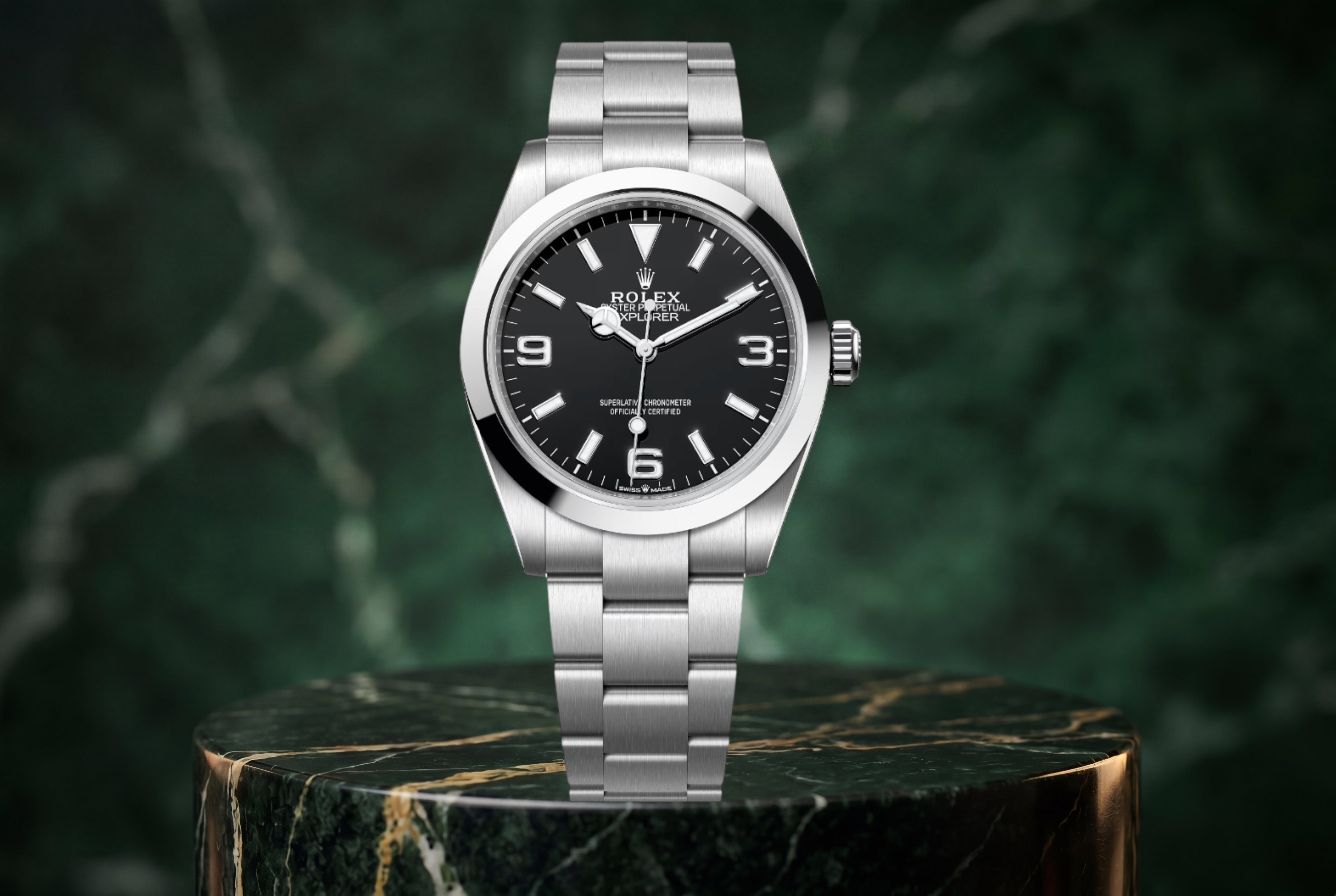 NEW MARCH 2026 Rolex Explorer I Black 224270 40mm Steel Oyster Watch With Box and Papers SKU: JNLMG0326754