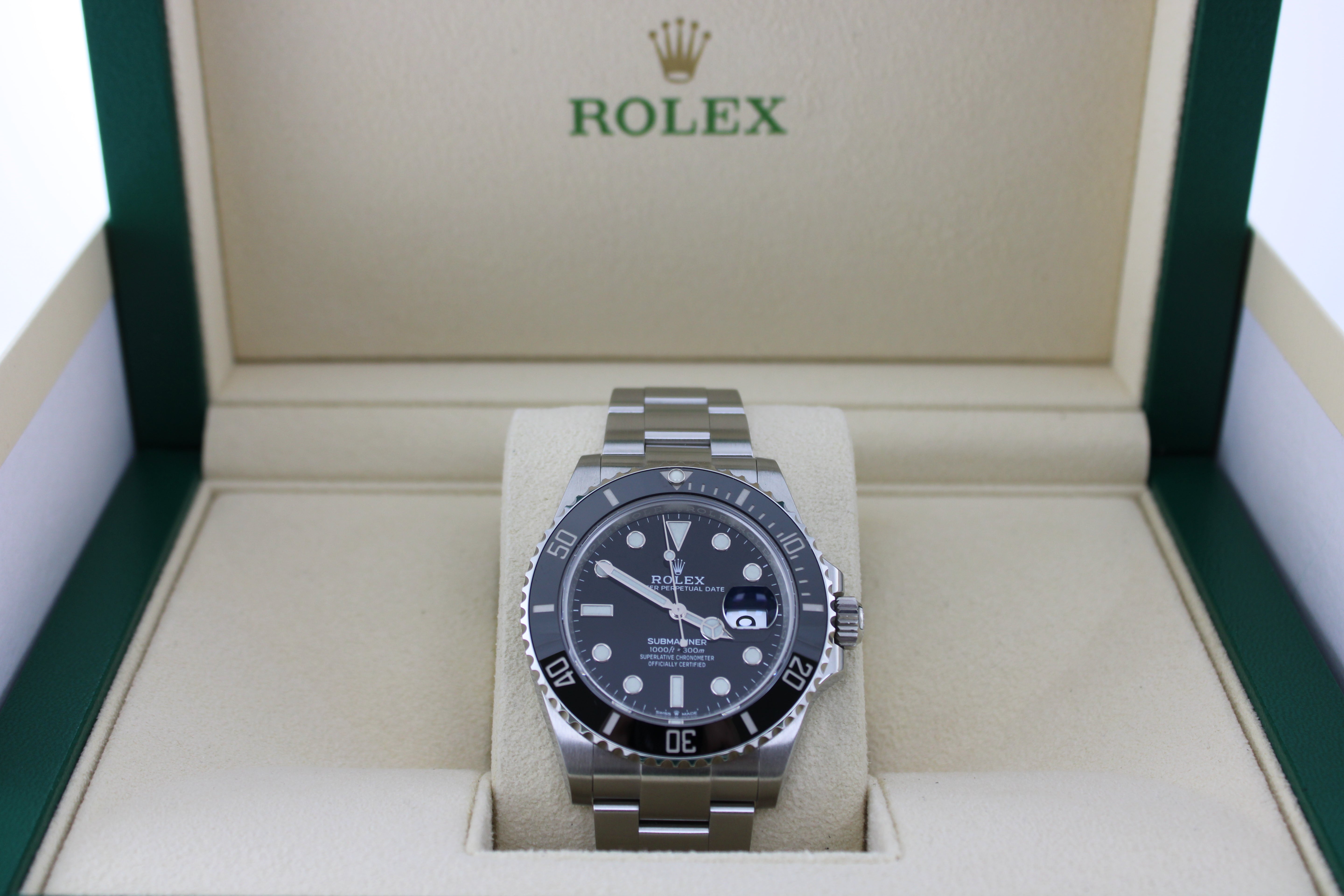 2023 Rolex Submariner Date Black Stainless Steel 126610 41mm Oyster Watch With Box and Papers SKU: JLVGOM08266L9