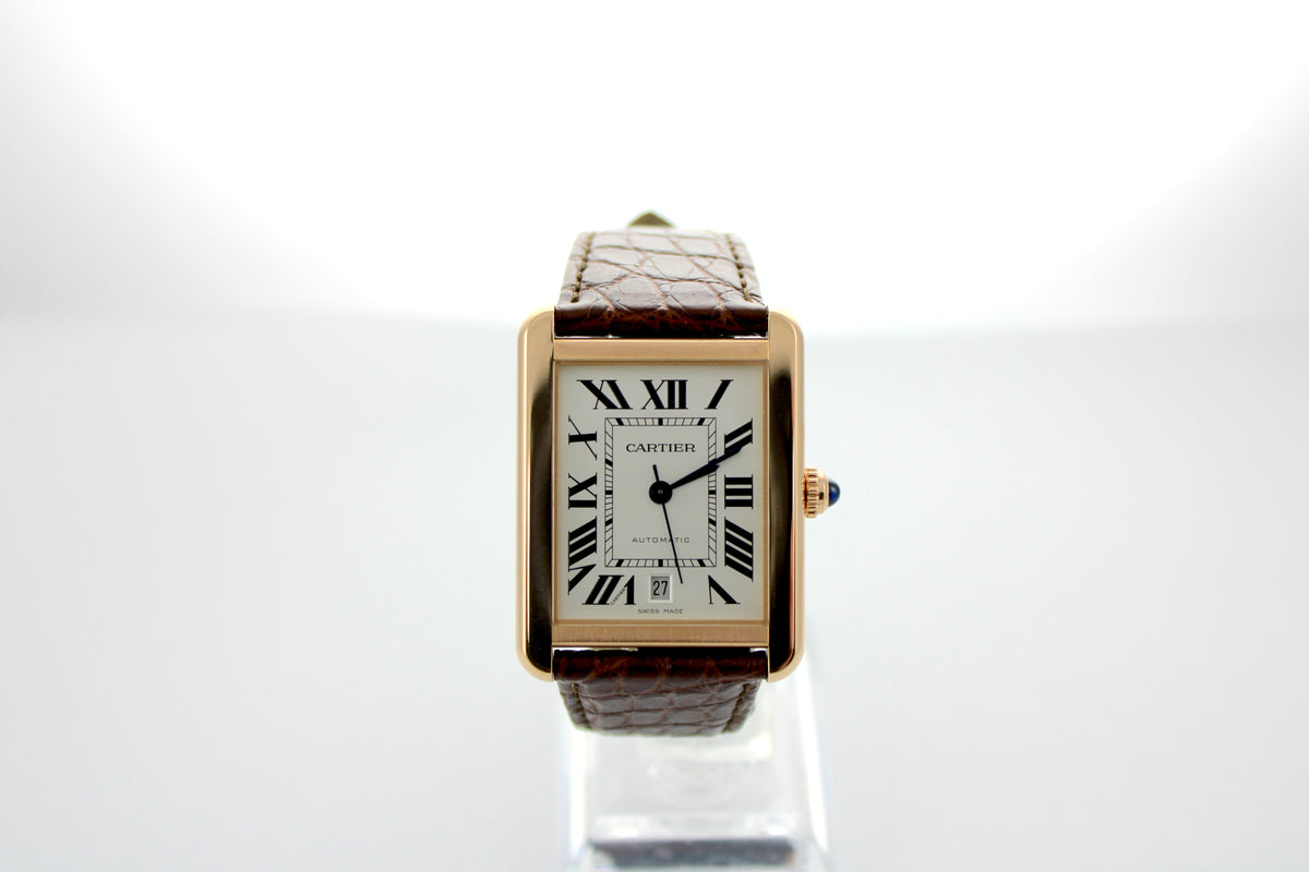 2021 Cartier Tank XL W5200026 Quartz 41mm x 31mm 18K Rose Gold Watch With Box and Papers SKU: JMKGG08269XX