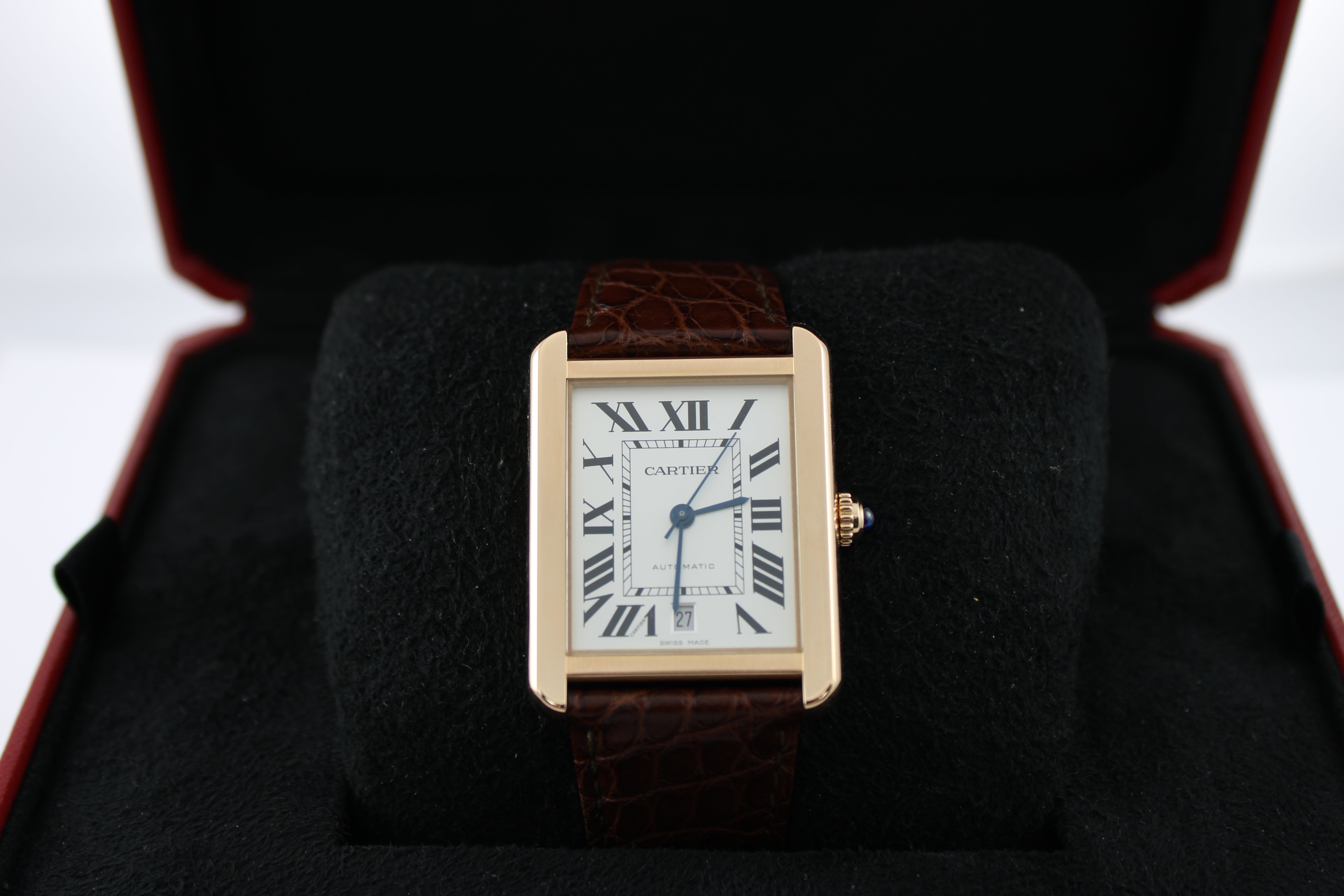 2021 Cartier Tank XL W5200026 Quartz 41mm x 31mm 18K Rose Gold Watch With Box and Papers SKU: JMKGG08269XX