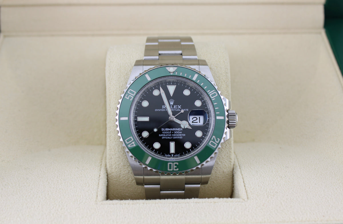 2023 Rolex Submariner "Starbucks" Green Stainless Steel 126610 41mm Oyster Watch With Box and Papers SKU: JLVOGG09267G8
