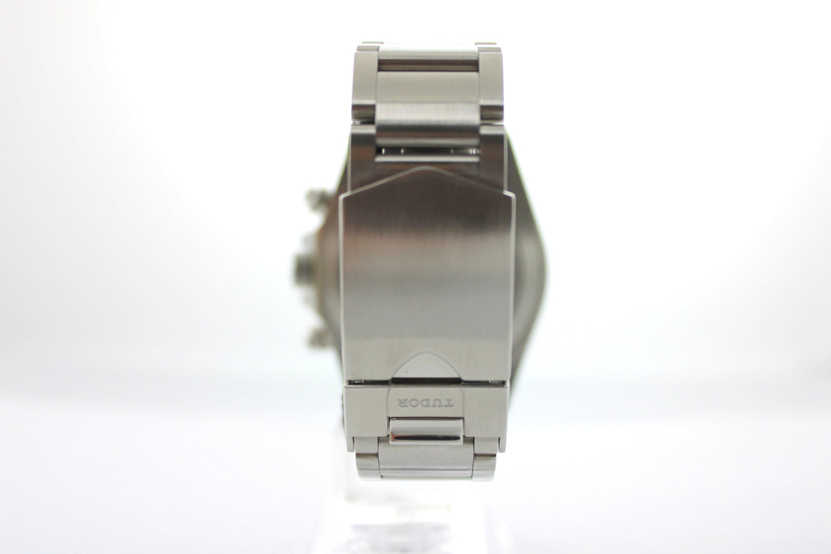 2020 Tudor Heritage Chronograph 70330N Grey/Orange Steel 42mm Watch With Box and Papers SKU: JOOGG0926481