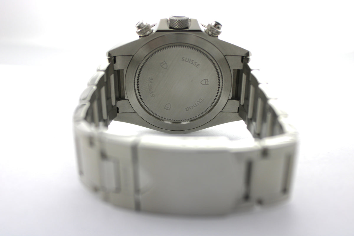 2020 Tudor Heritage Chronograph 70330N Grey/Orange Steel 42mm Watch With Box and Papers SKU: JOOGG0926481