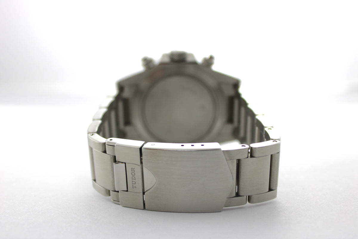 2020 Tudor Heritage Chronograph 70330N Grey/Orange Steel 42mm Watch With Box and Papers SKU: JOOGG0926481
