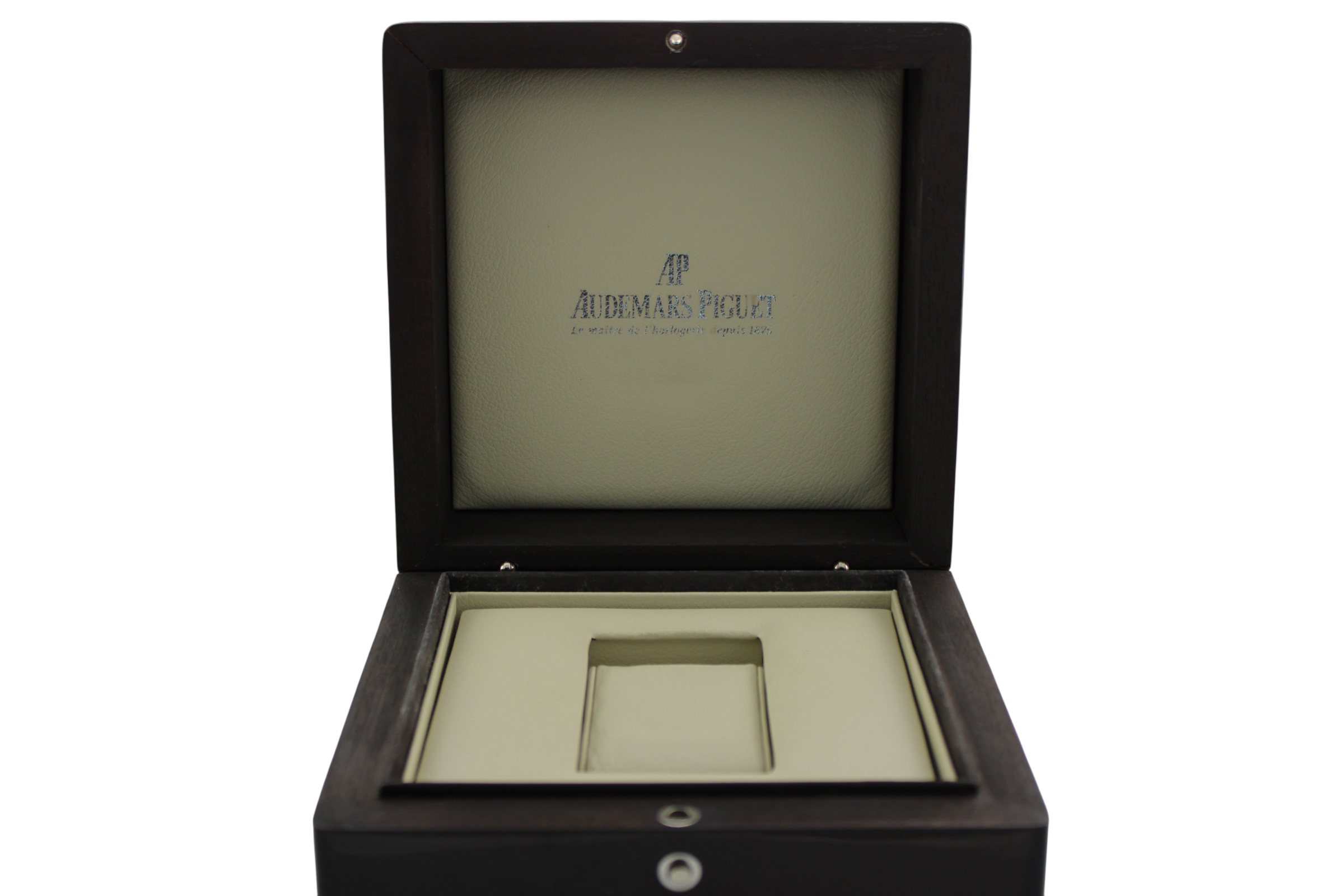2015 Audemars Piguet Royal Oak White Dual Time Steel 26120ST 39mm Watch With Box and Papers SKU: JVVMKM0326522