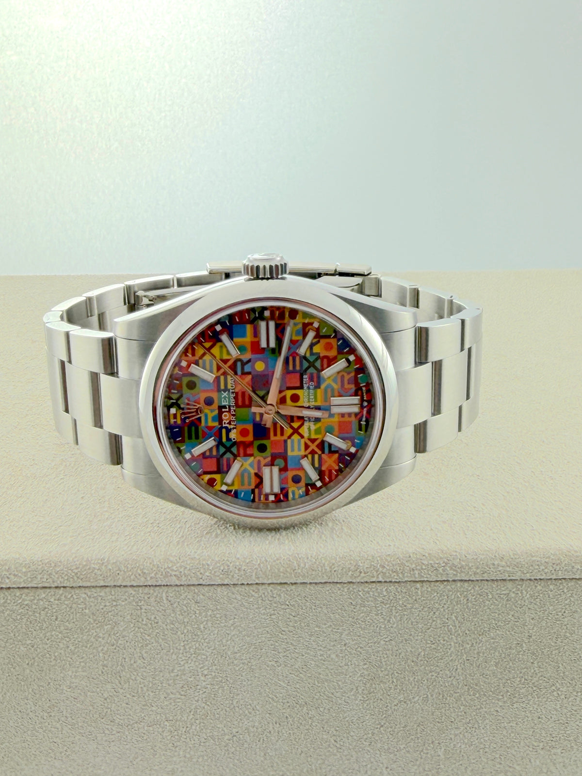 NEW STICKERED 2026 Rolex Oyster Perpetual 100th Anniversary 134300 Steel 41mm Watch With Box and Papers SKU: JLNLGG1026268