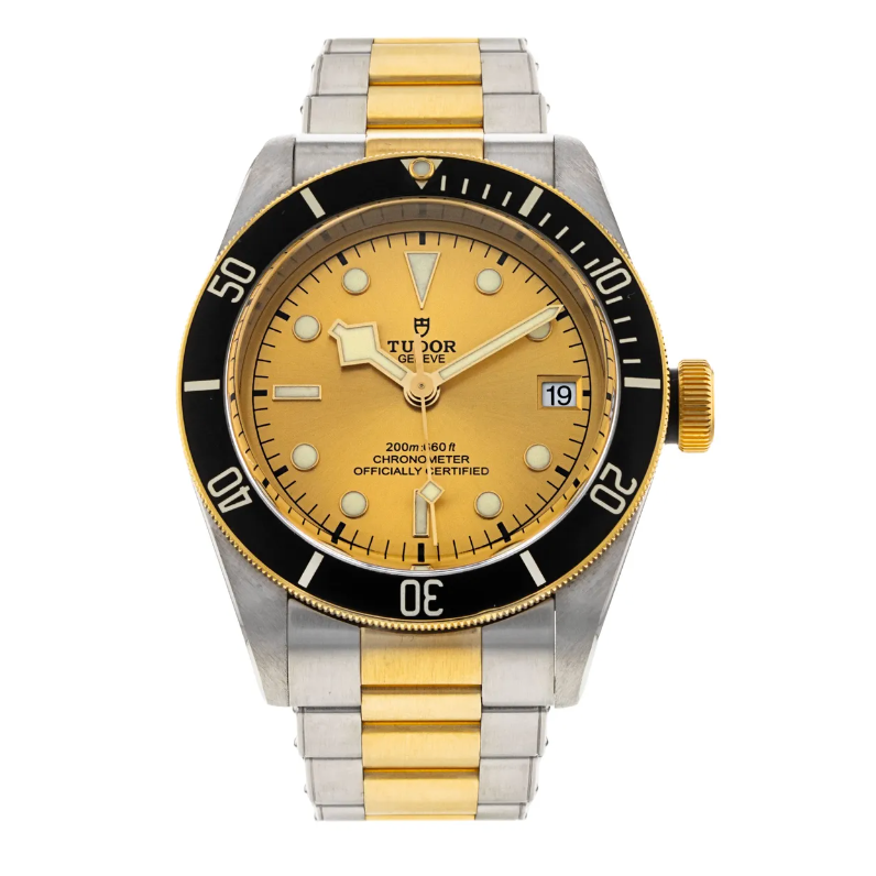 NEW SEPTEMBER 2025 Tudor Black Bay S&G Champagne Two-Tone Steel/ 18K Gold 79733N 41mm Watch With Box and Papers SKU: JEGGG0426806