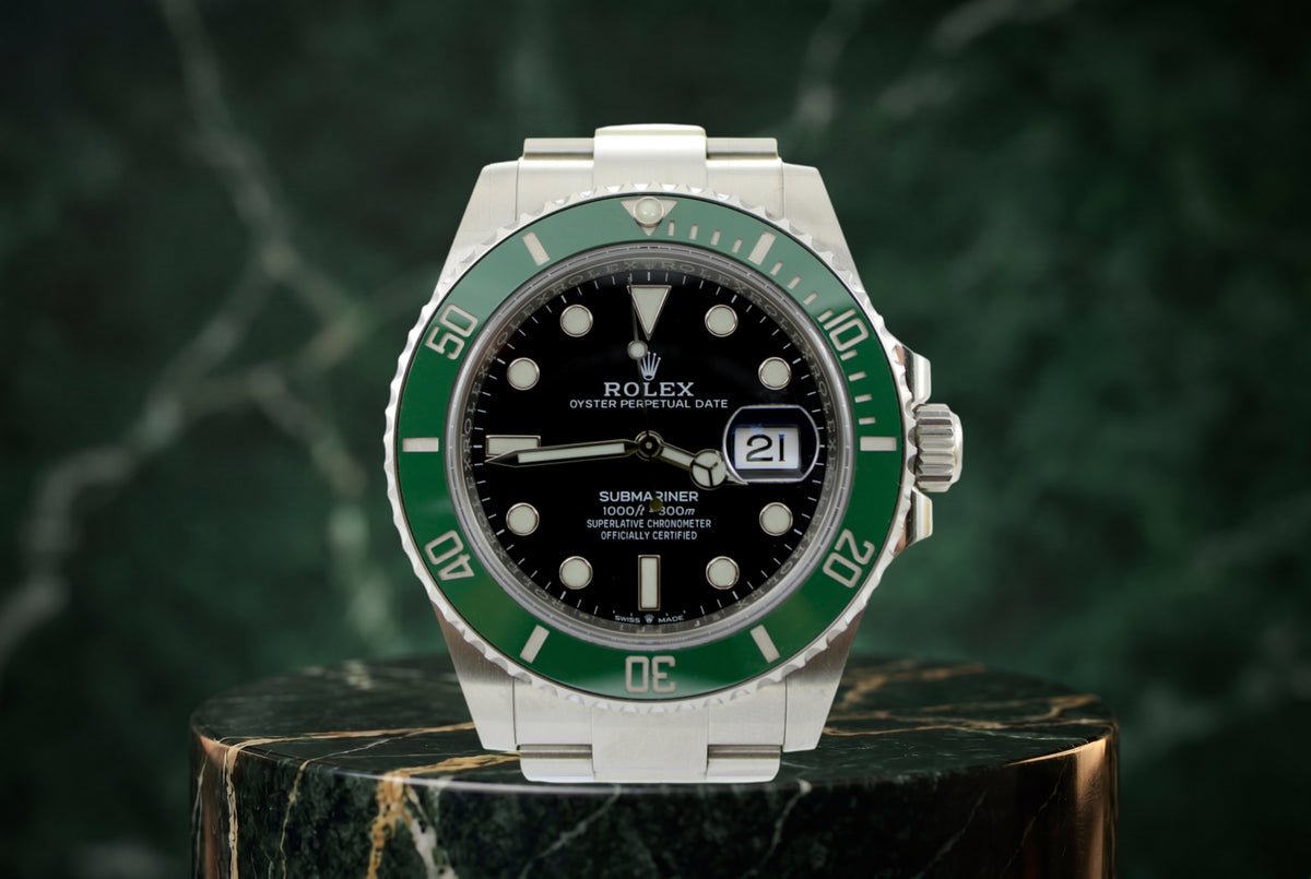 2023 Rolex Submariner "Starbucks" Green Stainless Steel 126610 41mm Oyster Watch With Box and Papers SKU: JLVOGG09267G8