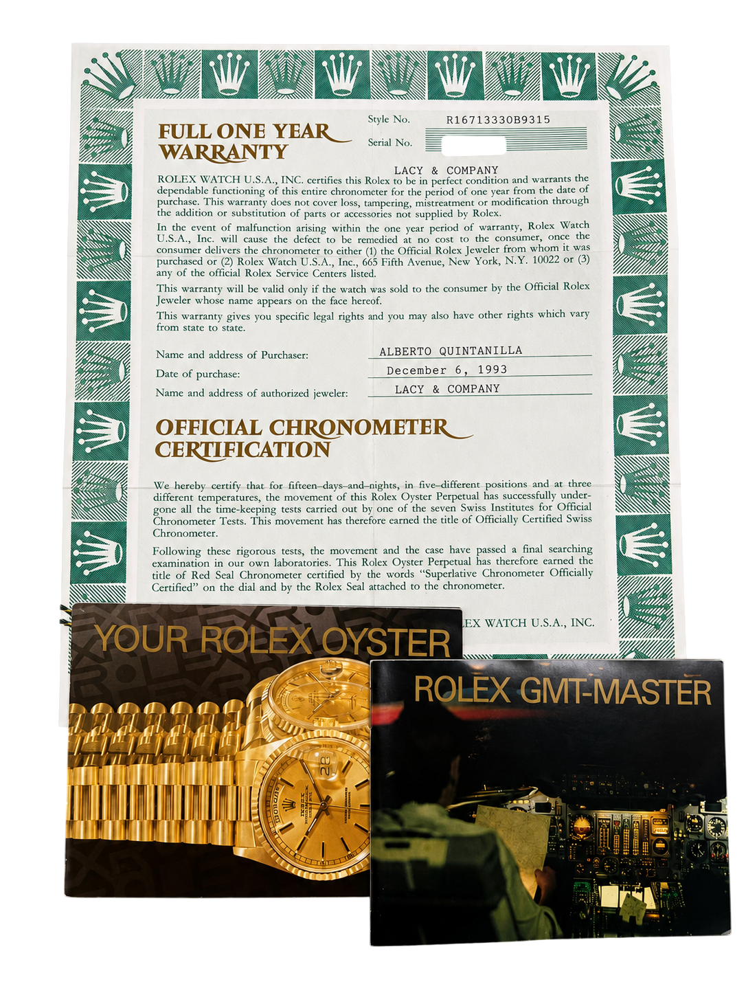 1993 Rolex GMT Master II Black Two-Tone 16713 40mm Oyster Watch With Box and Papers SKU: JNAGG0726746