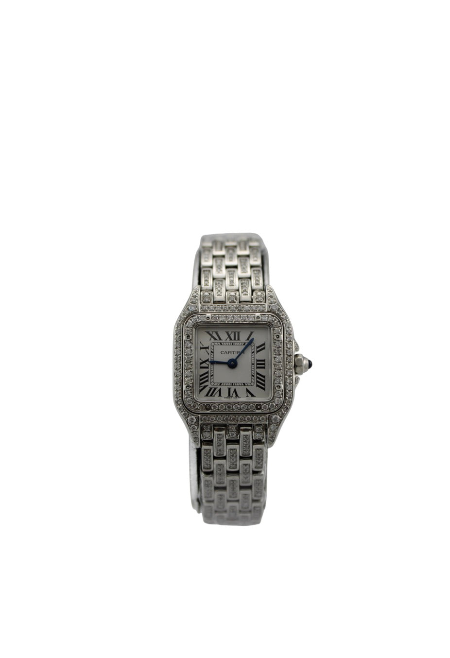 NEW Cartier Panthere White AM Diamonds Stainless Steel WSPN0006 23mm Diamond Watch SKU: JVGGG0526028