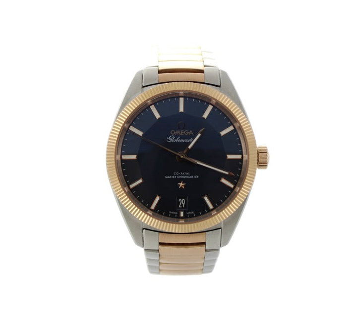 Omega Constellation Globemaster Blue 39mm TT 18K "Sedna" Rose Gold/Stainless Steel 130.20.39.21.03.001 with Box SKU: NAKGG0826578