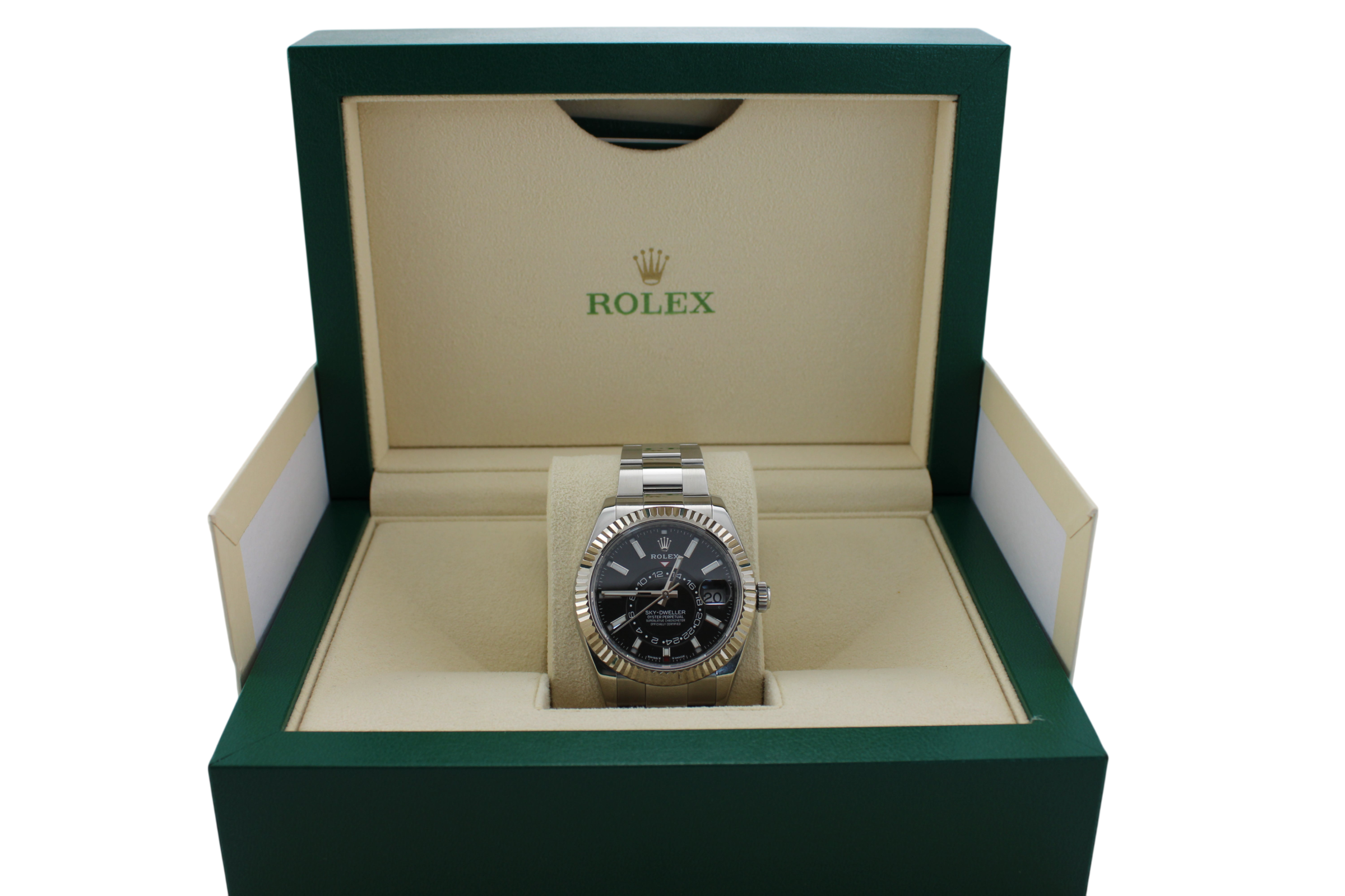 2023 Rolex Skydweller Black Steel 336934 42mm Oyster Watch With Box and Papers SKU: JLKIKM0326256