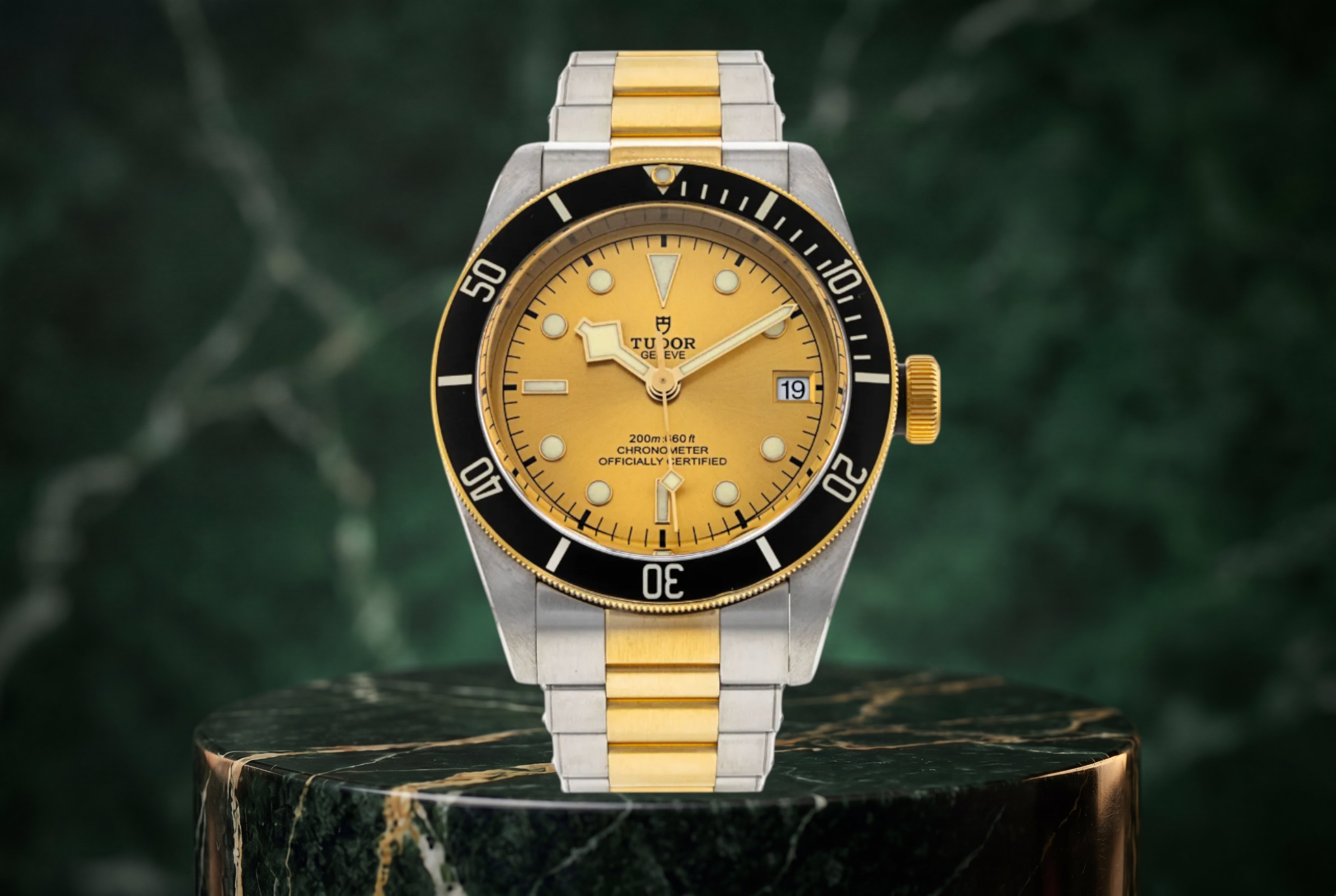 NEW SEPTEMBER 2025 Tudor Black Bay S&G Champagne Two-Tone Steel/ 18K Gold 79733N 41mm Watch With Box and Papers SKU: JEGGG0426806