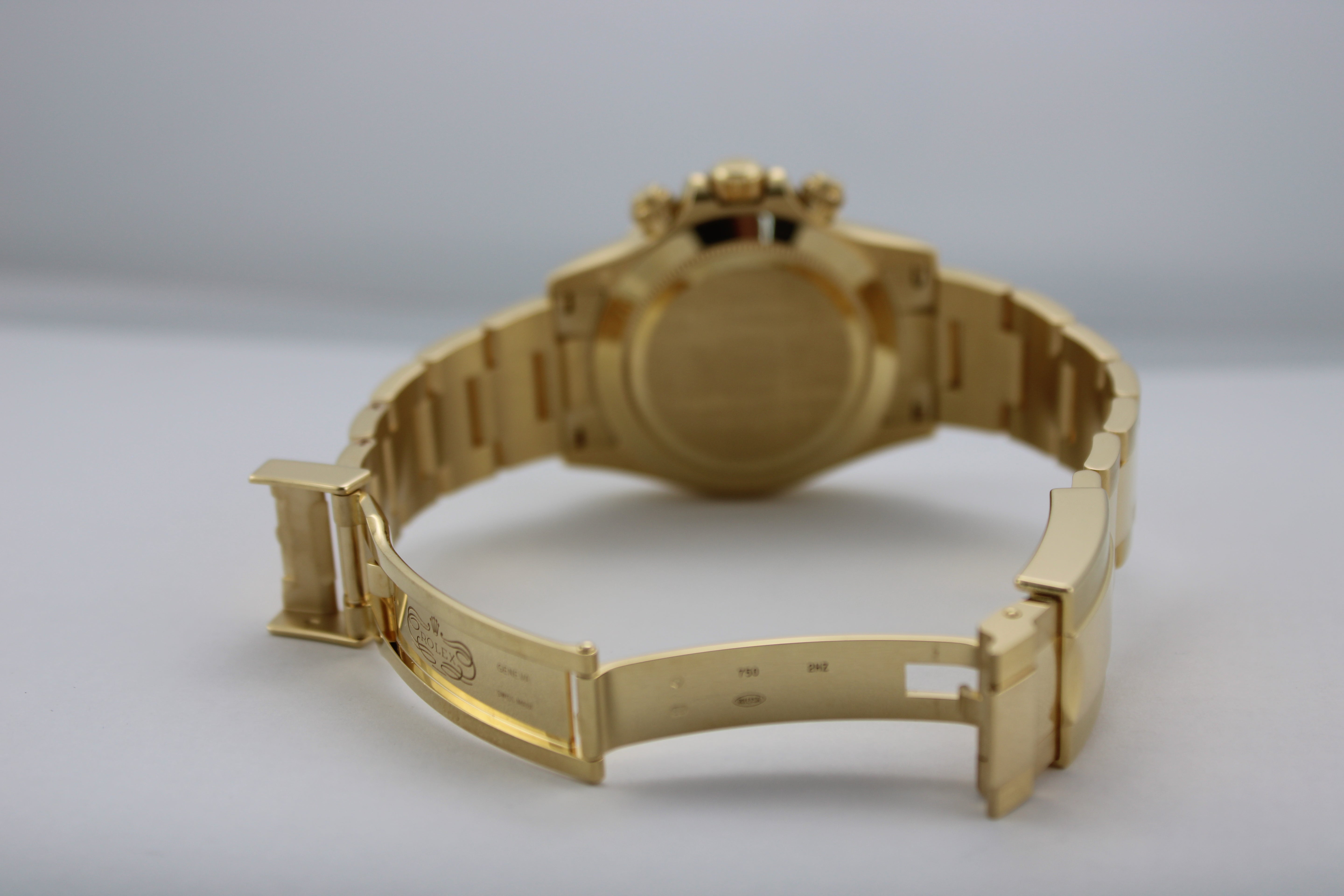 2014 Rolex Cosmograph Daytona "Paul Newman" 18K Gold UNPOLISHED 116528 40mm Oyster Watch With Box and Papers SKU: JVIGGG03260J8