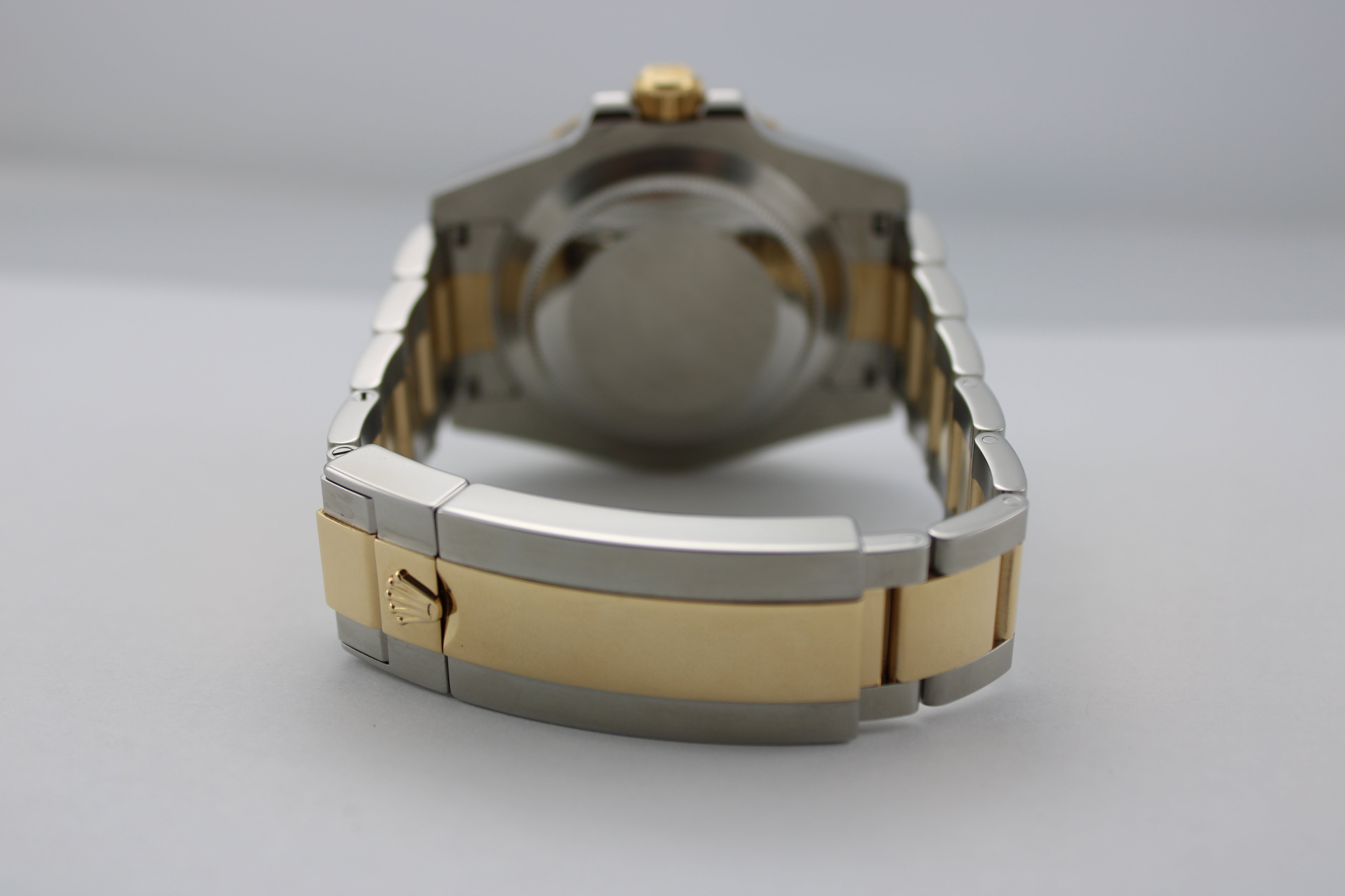 2014 Rolex Submariner Date Sunburst Two-Tone 18K Gold Steel 116613LB 40mm Oyster Watch With Box and Papers SKU: JLVGGG04265R6