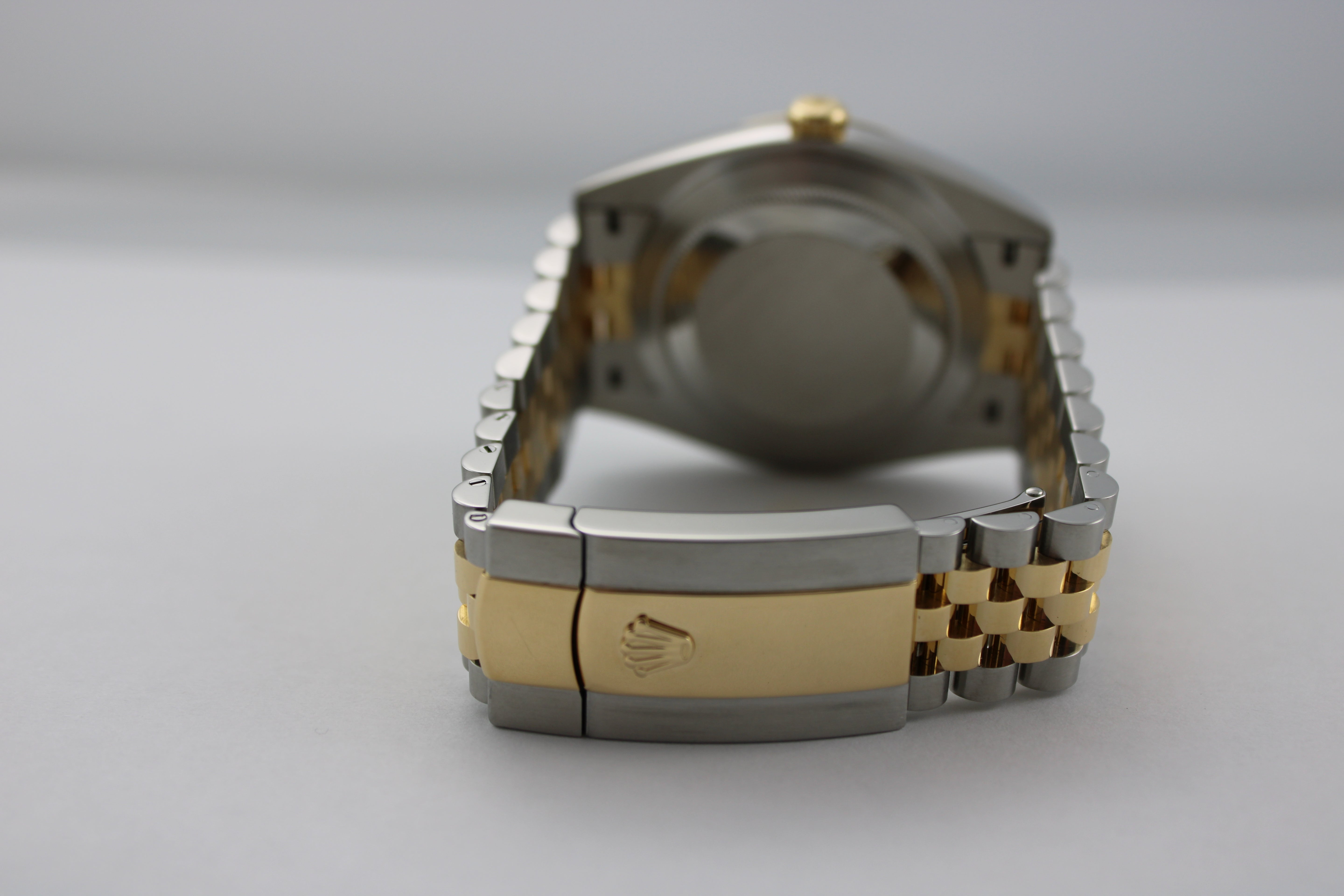 2019 Rolex Datejust Black Two-Tone 18K Gold Steel 126333 41mm Jubilee Fluted Watch With Box and Papers SKU: JLVKMG04267U5
