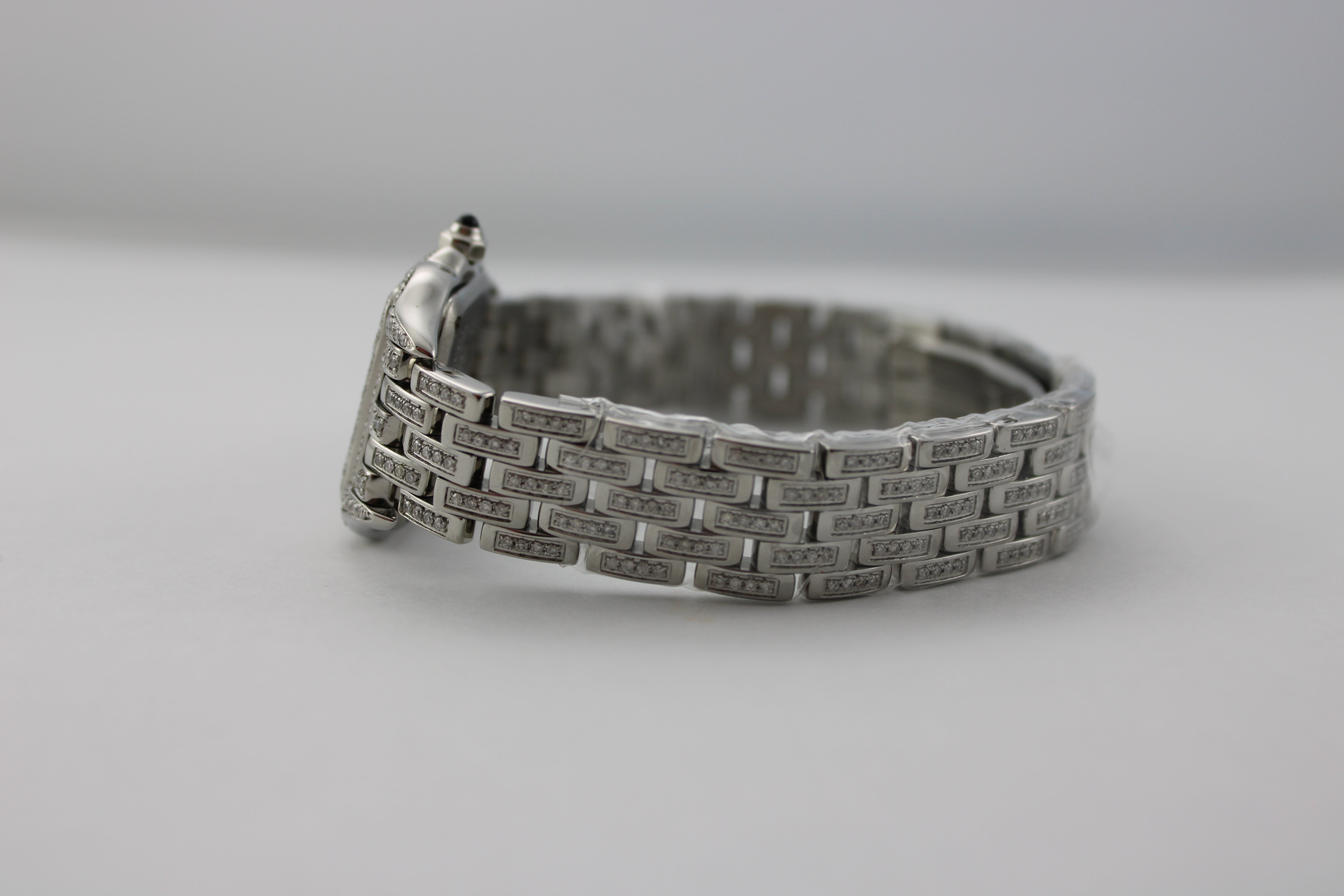 NEW Cartier Panthere White AM Diamonds Stainless Steel WSPN0006 23mm Diamond Watch SKU: JVGGG0526034