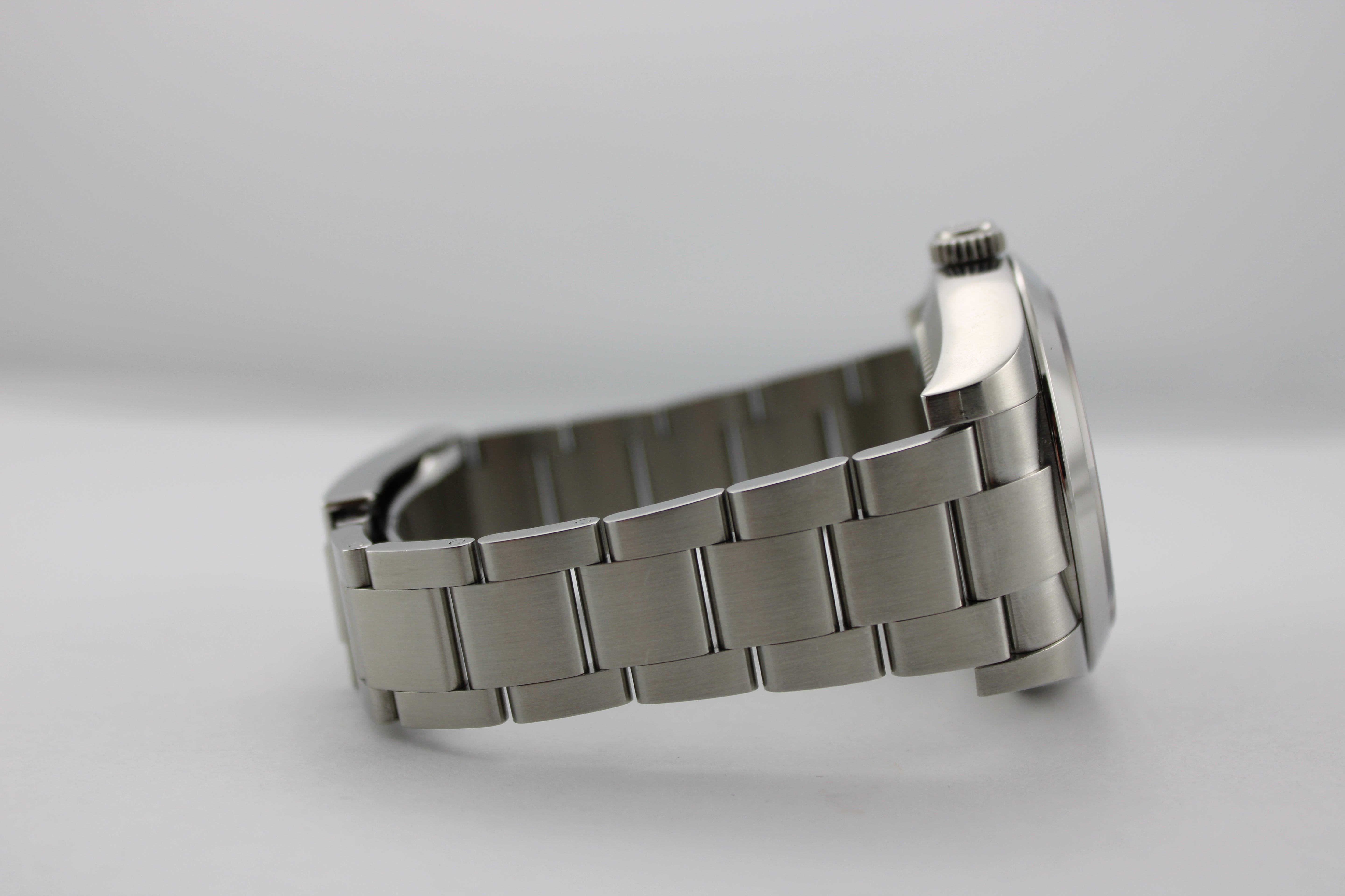 2021 Rolex AirKing Black 3-6-9 Stainless Steel 116900 40mm Smooth Oyster Watch With Box and Papers SKU: JKGGG0426744