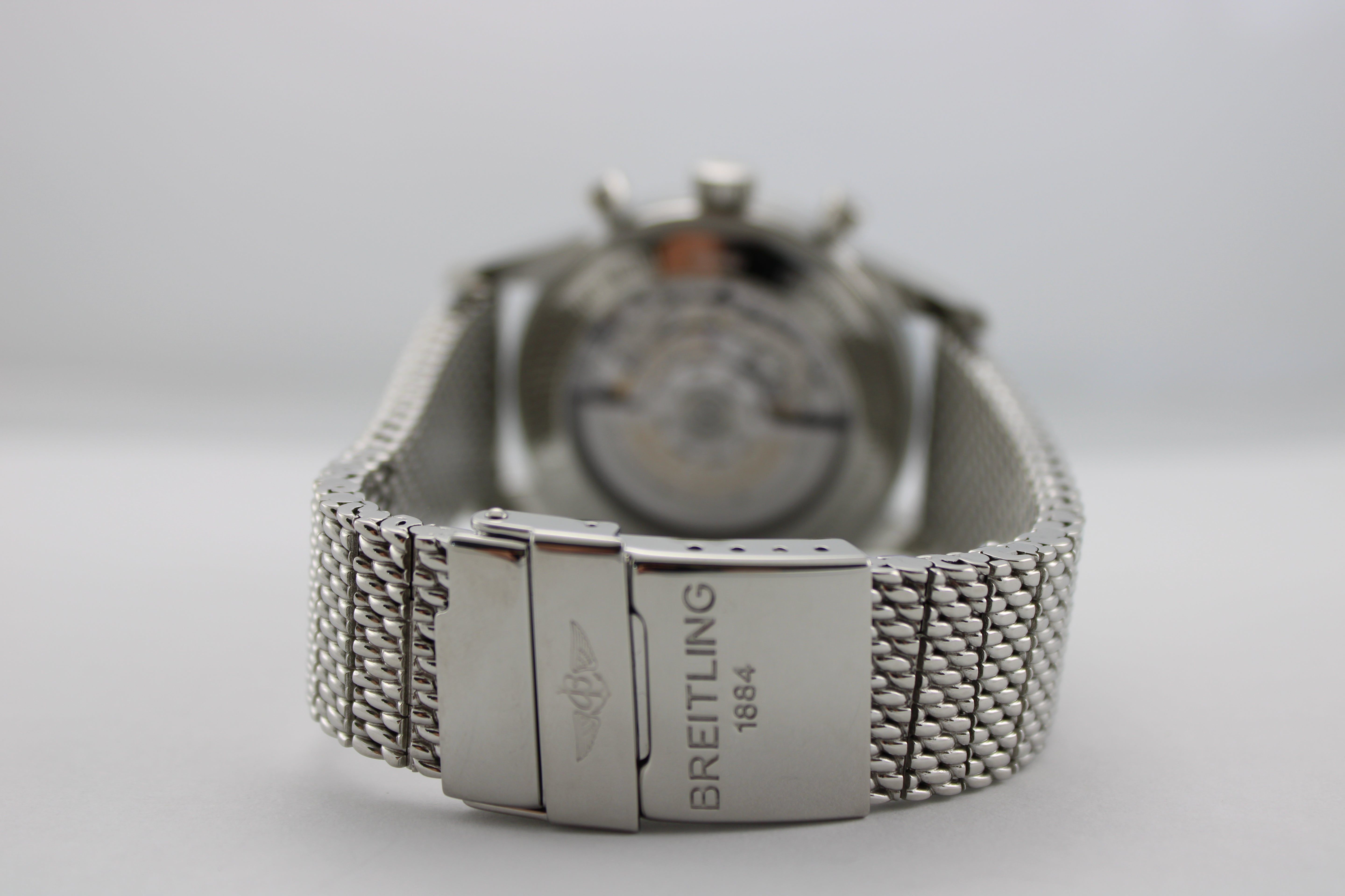 2012 Breitling Transocean Chronograph Silver Stainless Steel  AB015212/G724 43mm Watch With Box and Papers  SKU: JOKMG0526015