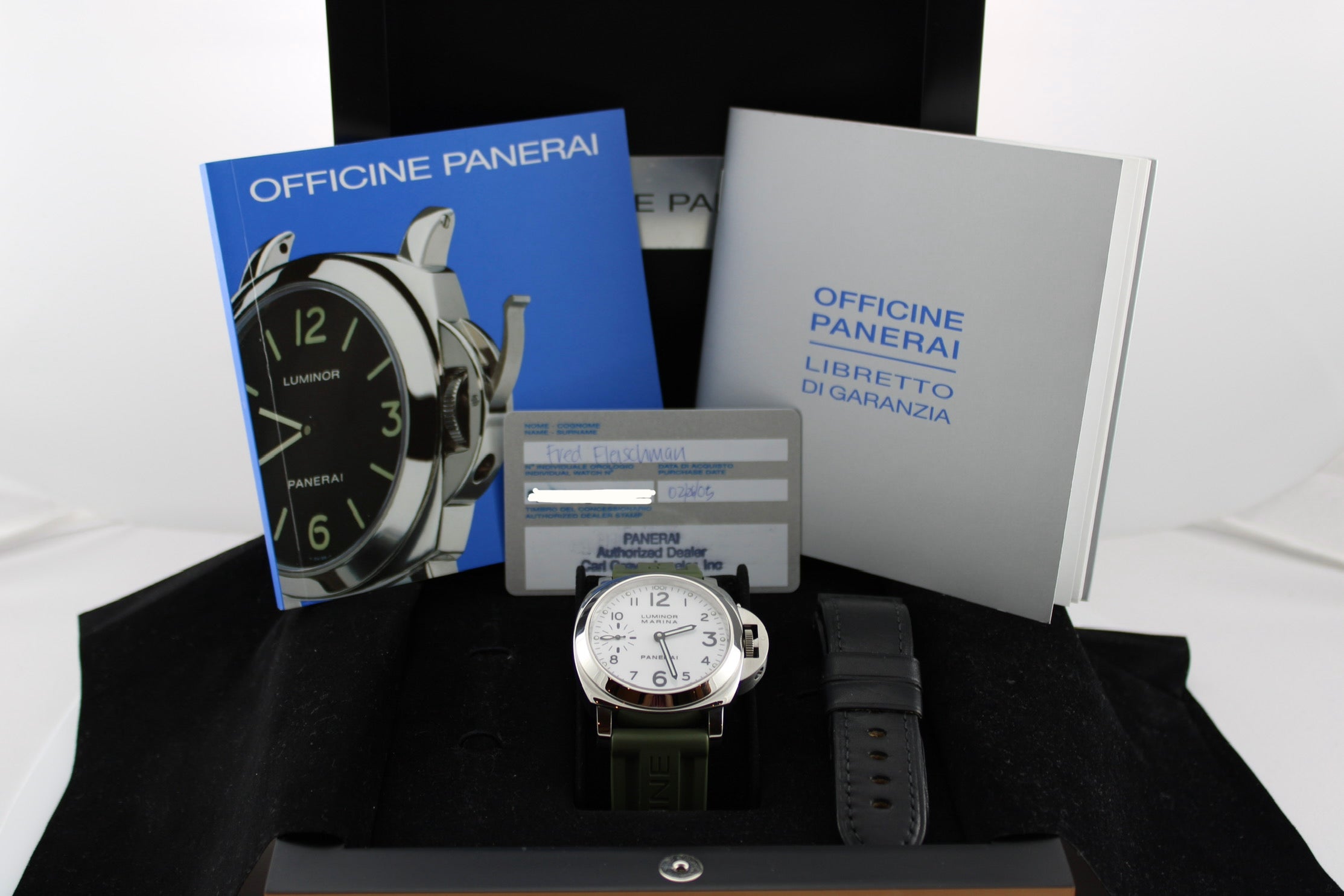 Panerai Luminor Marina White Stainless Steel PAM00113 44mm Watch With Box and Papers  SKU: JOKMG0526741