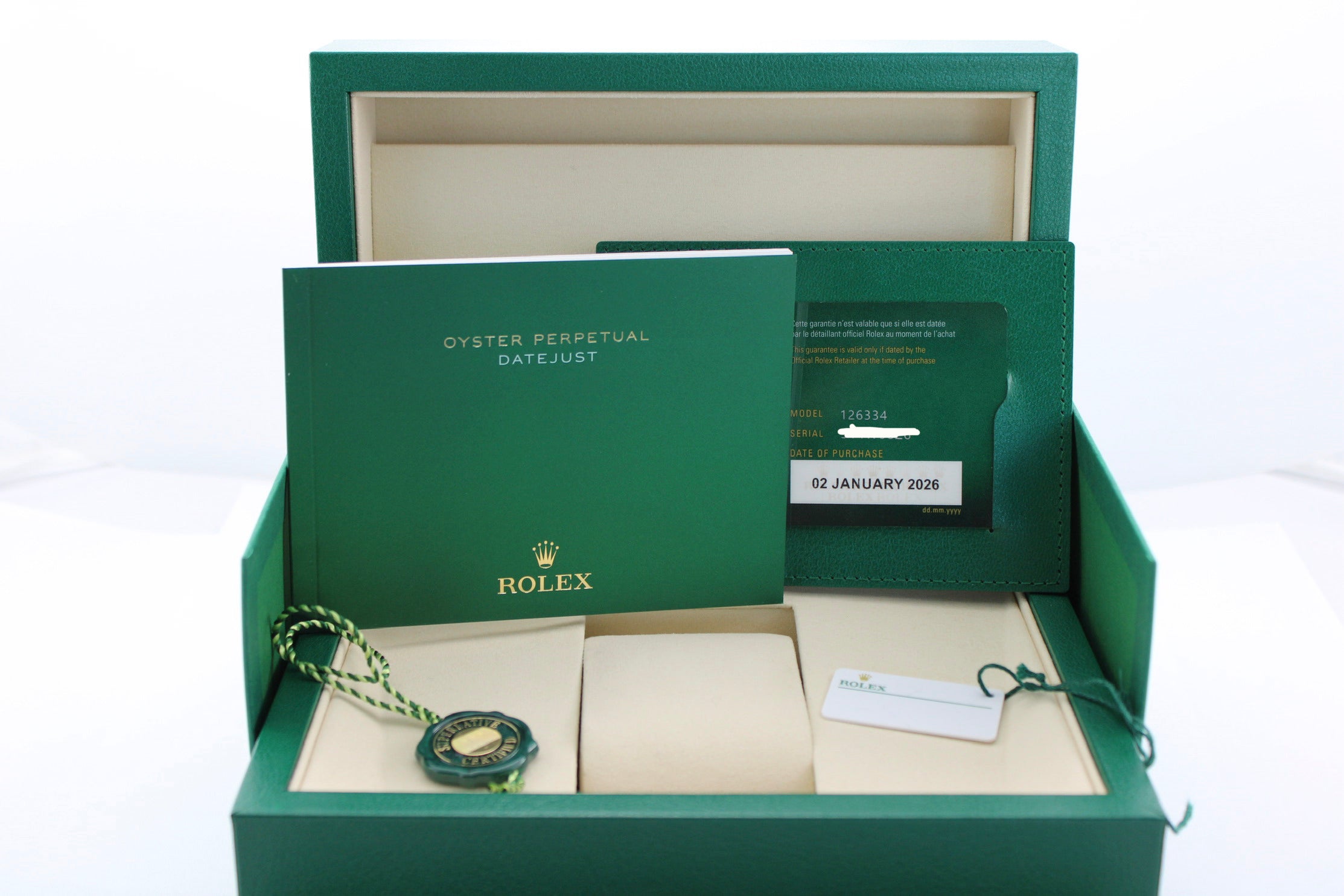 NEW JANUARY 2026 Rolex Datejust 41 Blue 126334 41mm Fluted Bezel Oyster Watch With Box and Papers SKU: JLEOMG03266Z6