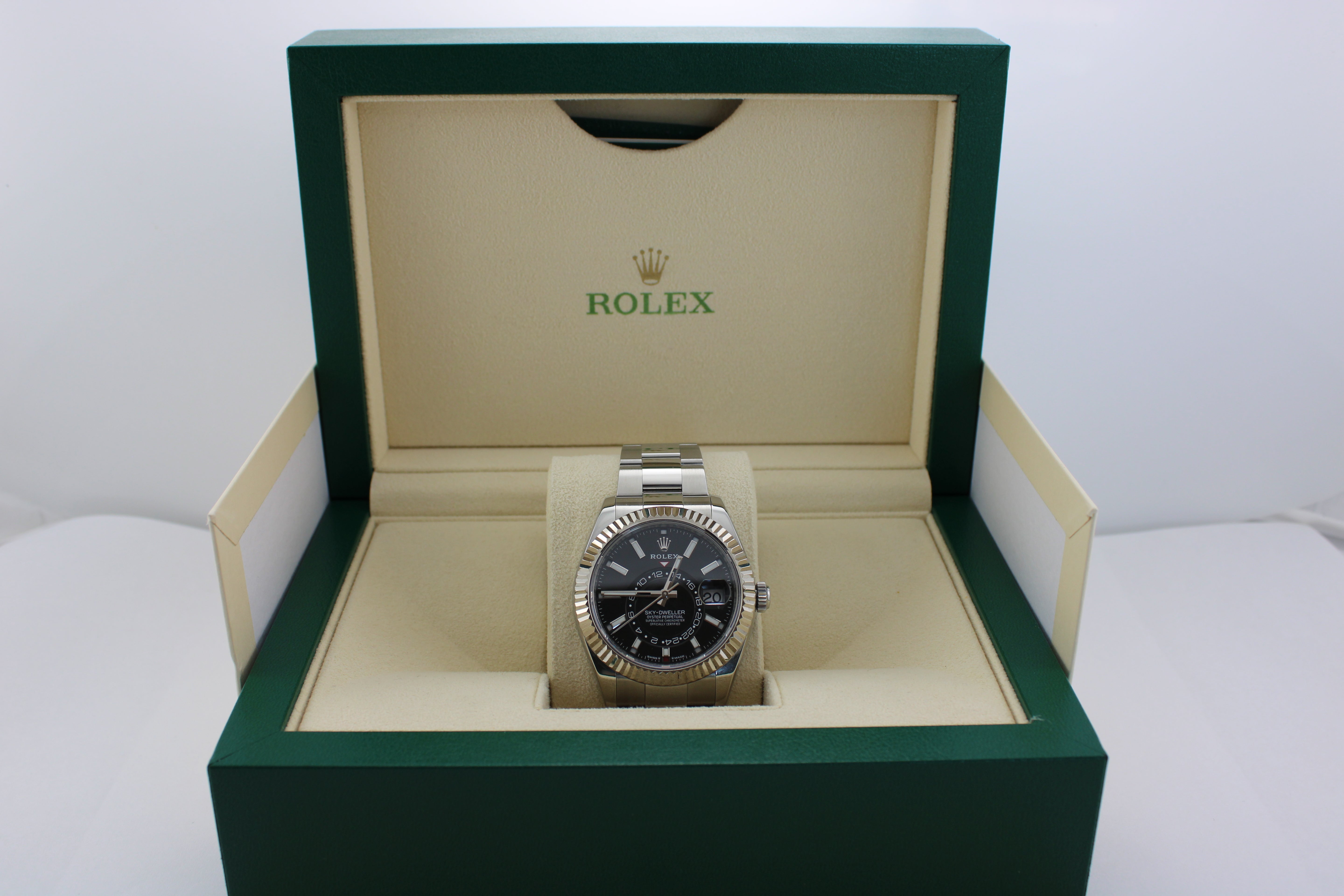 2023 Rolex Skydweller Black Steel 336934 42mm Oyster Watch With Box and Papers SKU: JLKIKM0326256