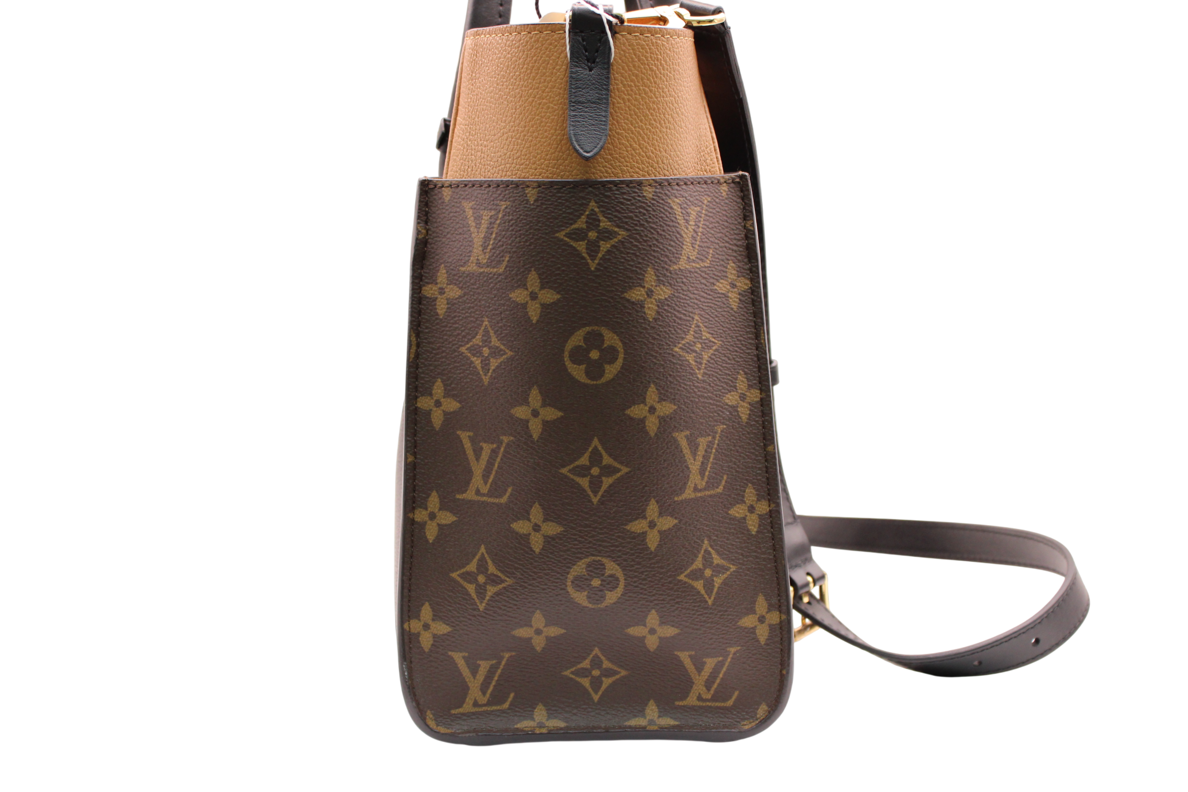 Louis Vuitton On My Side MM Noir Leather Bag M53823