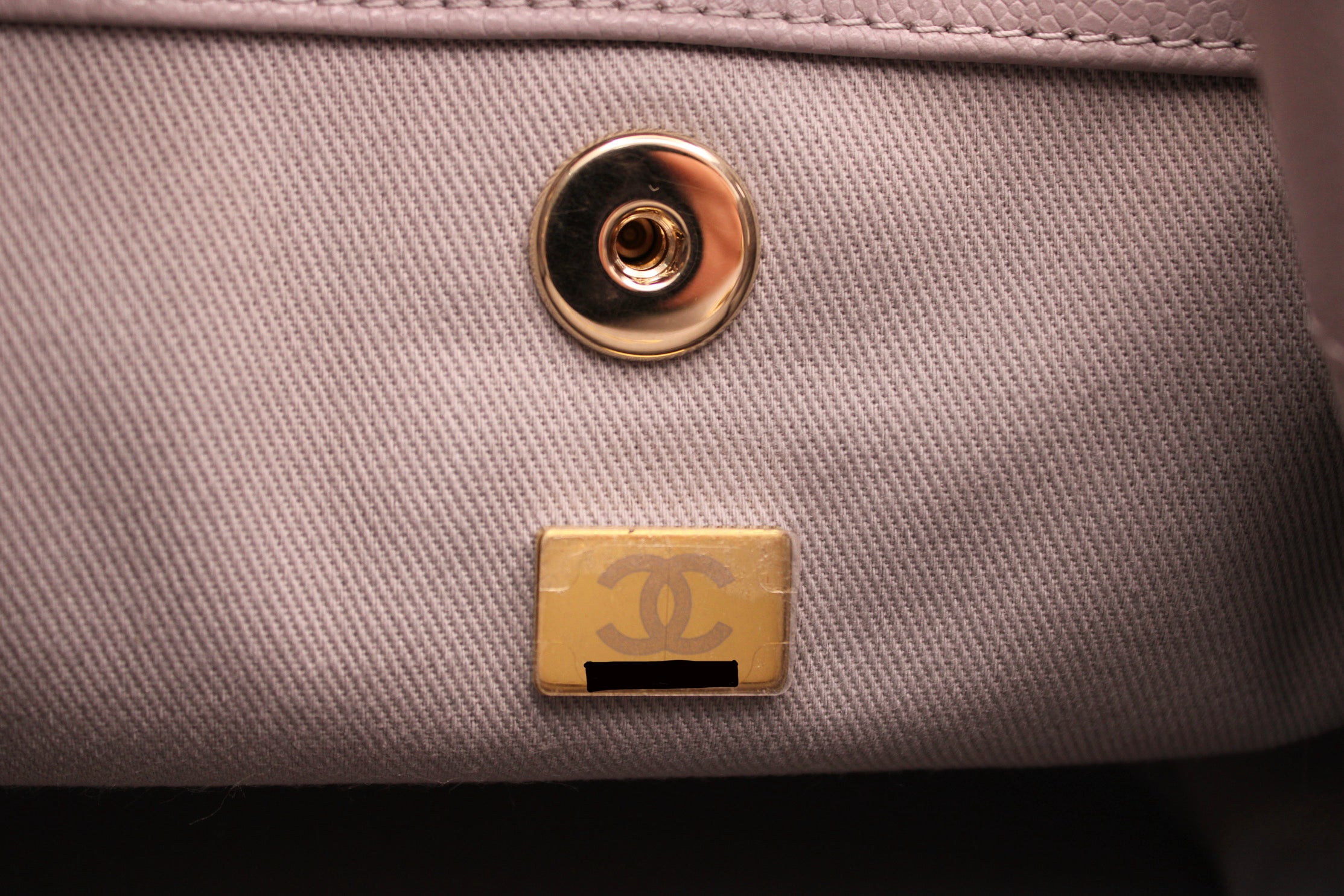 NEW Chanel Business Affinity Grey Backpack With Shiny Caviar Gold Hardware