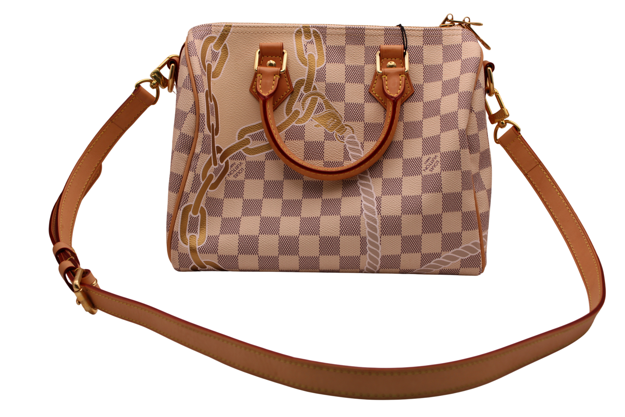 Louis Vuitton Damier Azur Nautical Speedy Bandouliere 25 Limited Edition