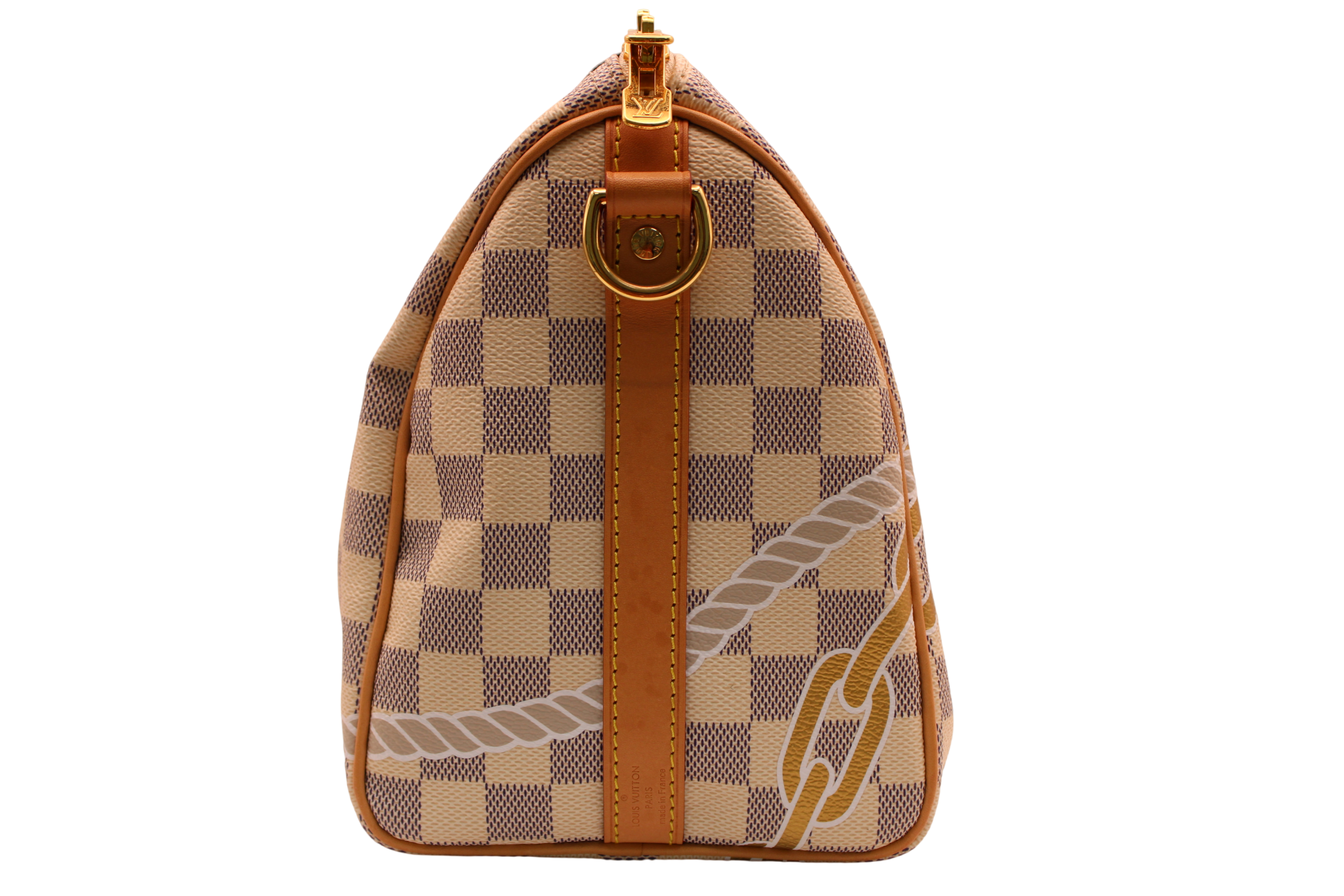 Louis Vuitton Damier Azur Nautical Speedy Bandouliere 25 Limited Edition