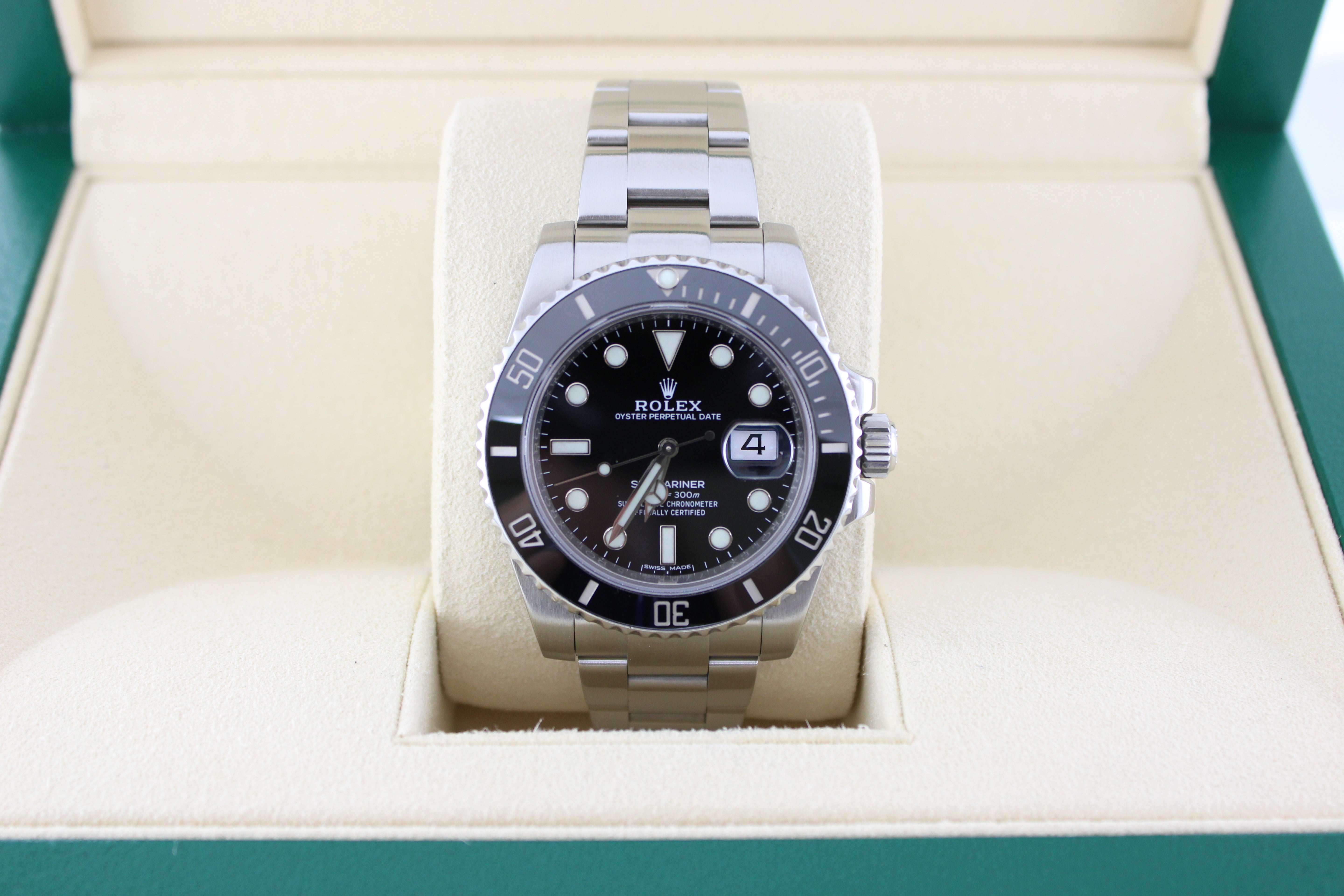2018 Rolex Submariner Date Black Stainless Steel 116610 40mm Oyster Watch With Box and Papers SKU: JLLLGG0826295