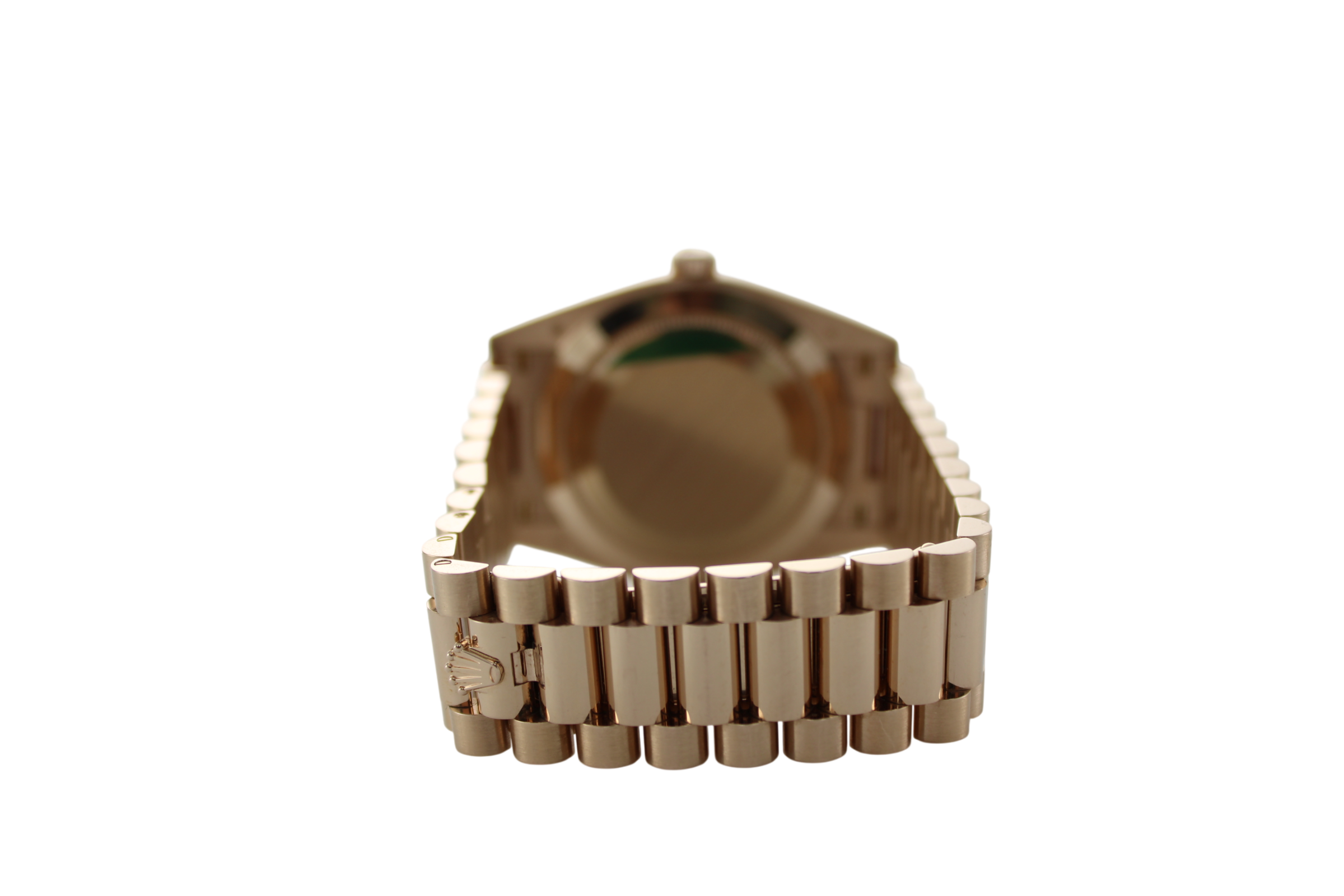 2021 Rolex Day-Date Chocolate Diamond Baguette 18K Rose Gold 228235 40mm Presidential Watch  SKU: JVIIMK0826042