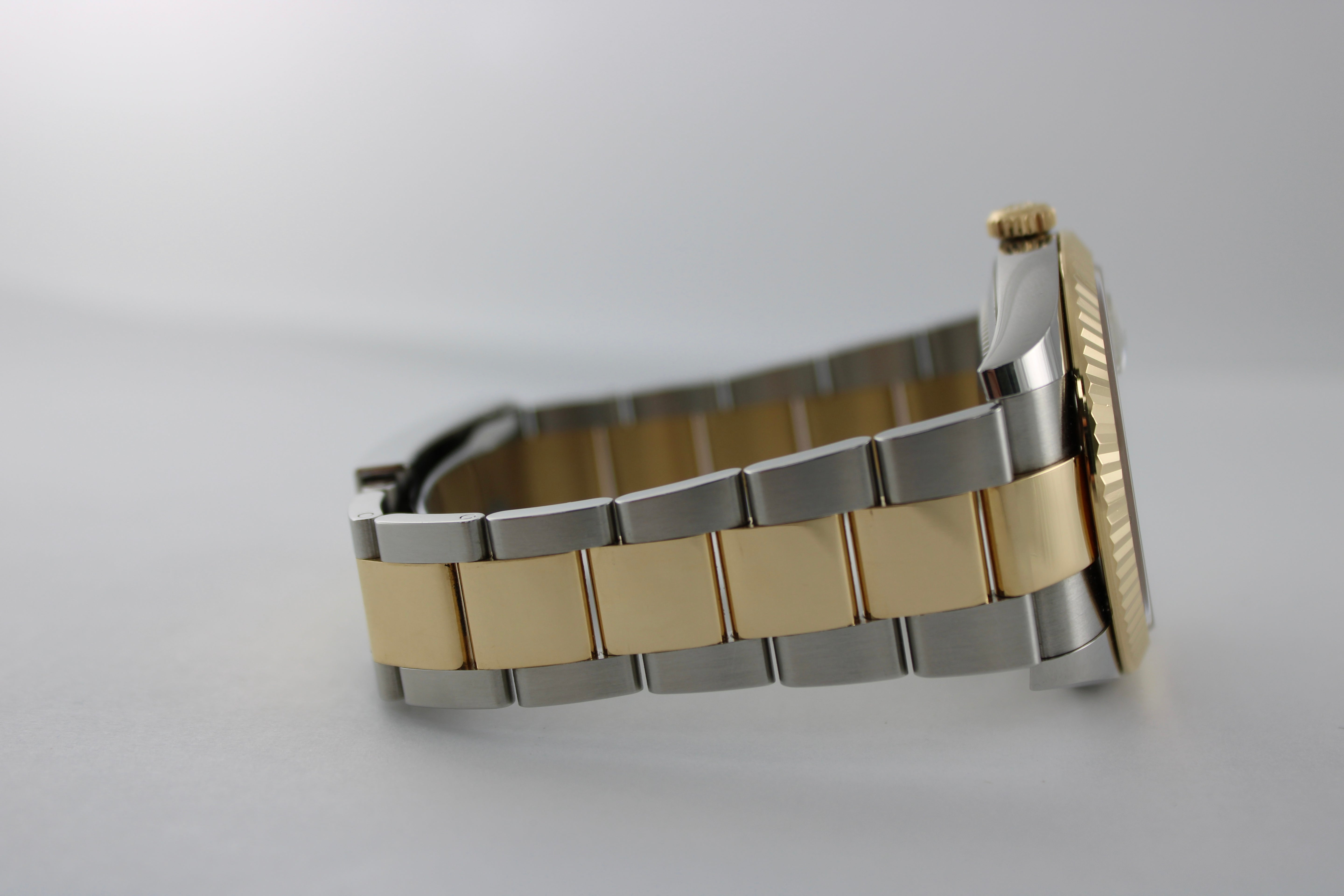 2019 Rolex Datejust White Two-Tone 18K Gold Steel 126333 41mm Oyster Fluted Watch With Box and Papers SKU: JLLOGG0826587