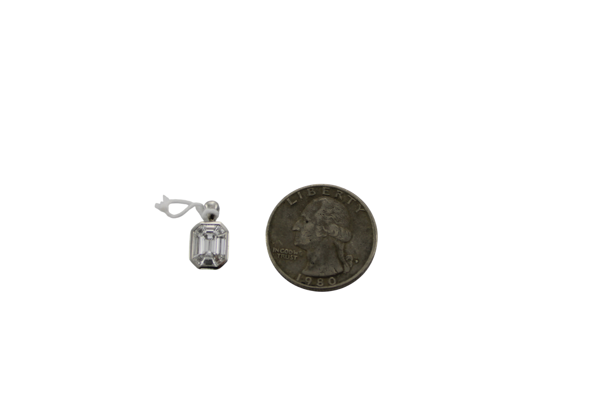 Platinum Diamond Pendant 3.0 Grams
