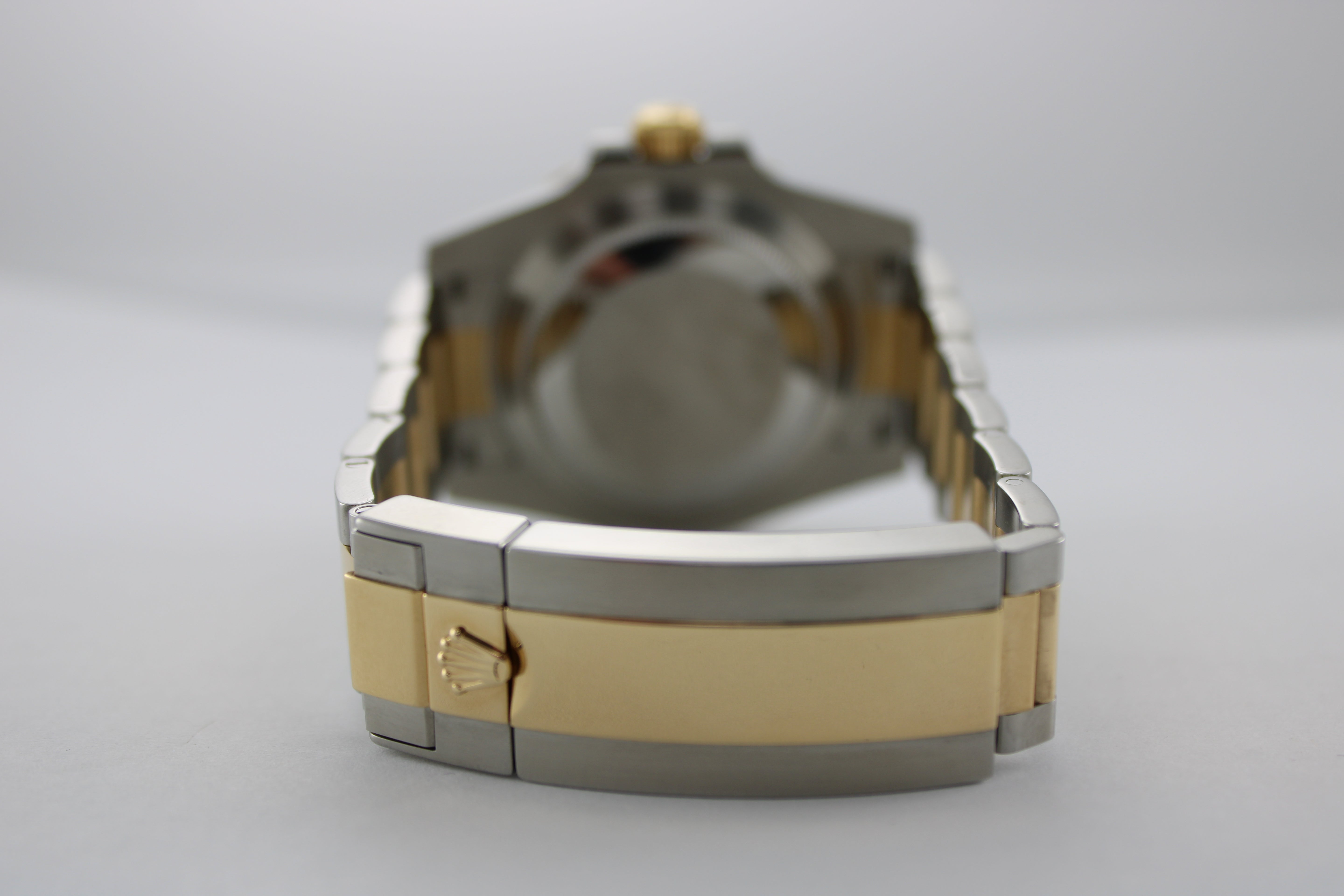 2014 Rolex Submariner Date Sunburst Two-Tone 18K Gold Steel 116613LB 40mm Oyster Watch With Box and Papers SKU: JLVGGG04265R6
