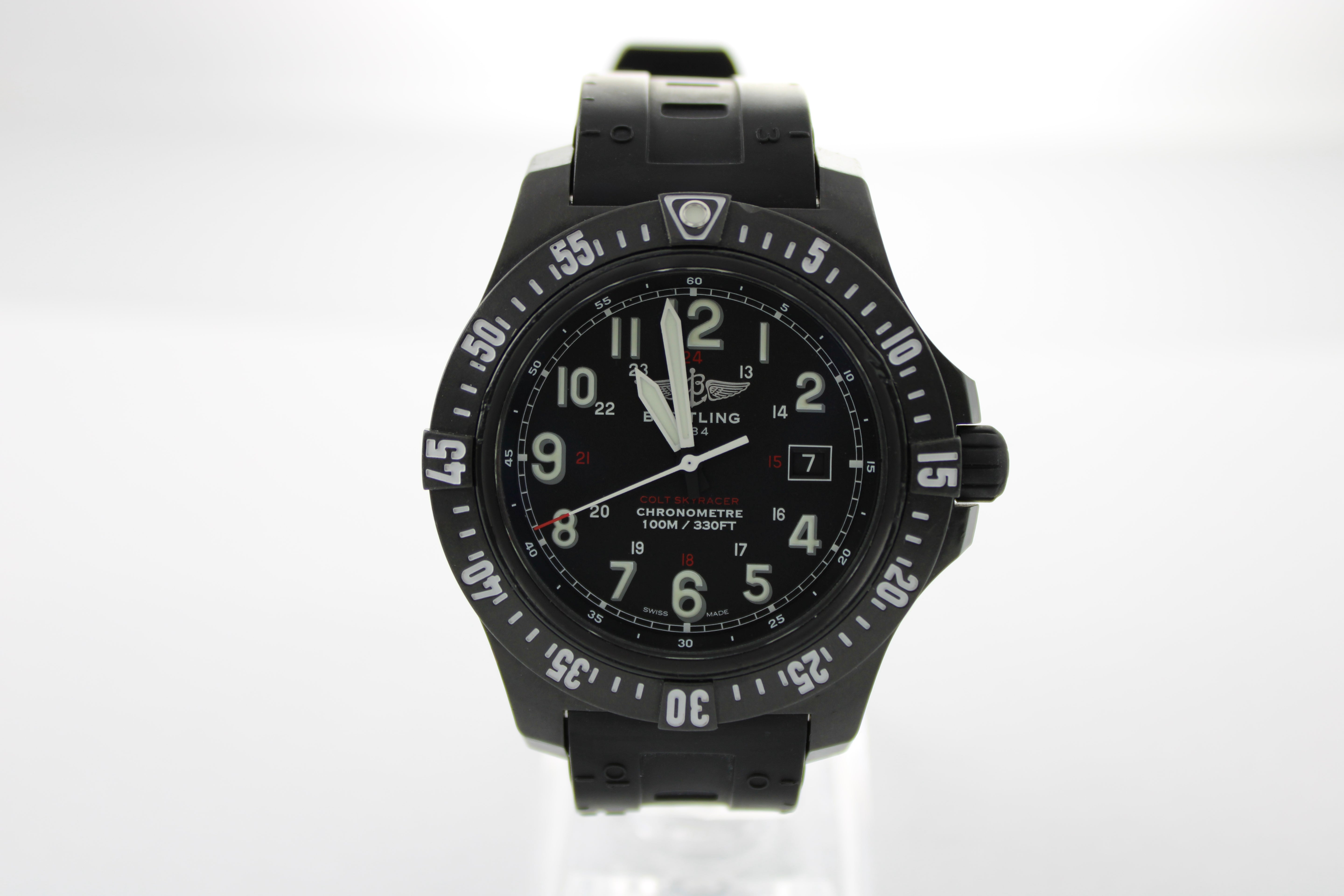 Breitling Colt Skyracer Carbon X74320 45mm Watch  SKU: JIGG0926376