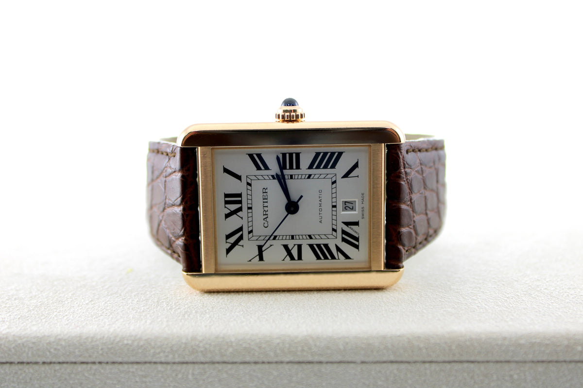 2021 Cartier Tank XL W5200026 Quartz 41mm x 31mm 18K Rose Gold Watch With Box and Papers SKU: JMKGG08269XX