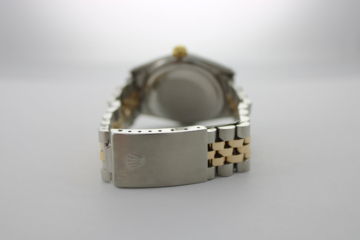 1974 Rolex Datejust Champagne Two-Tone 16013 36mm Jubilee Watch SKU: JEMGG0826812