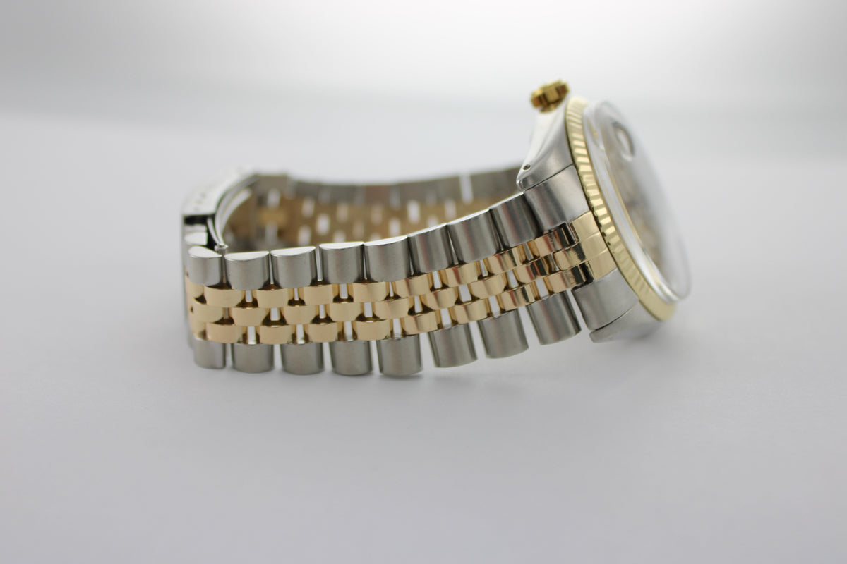 1974 Rolex Datejust Champagne Two-Tone 16013 36mm Jubilee Watch SKU: JEMGG0826812