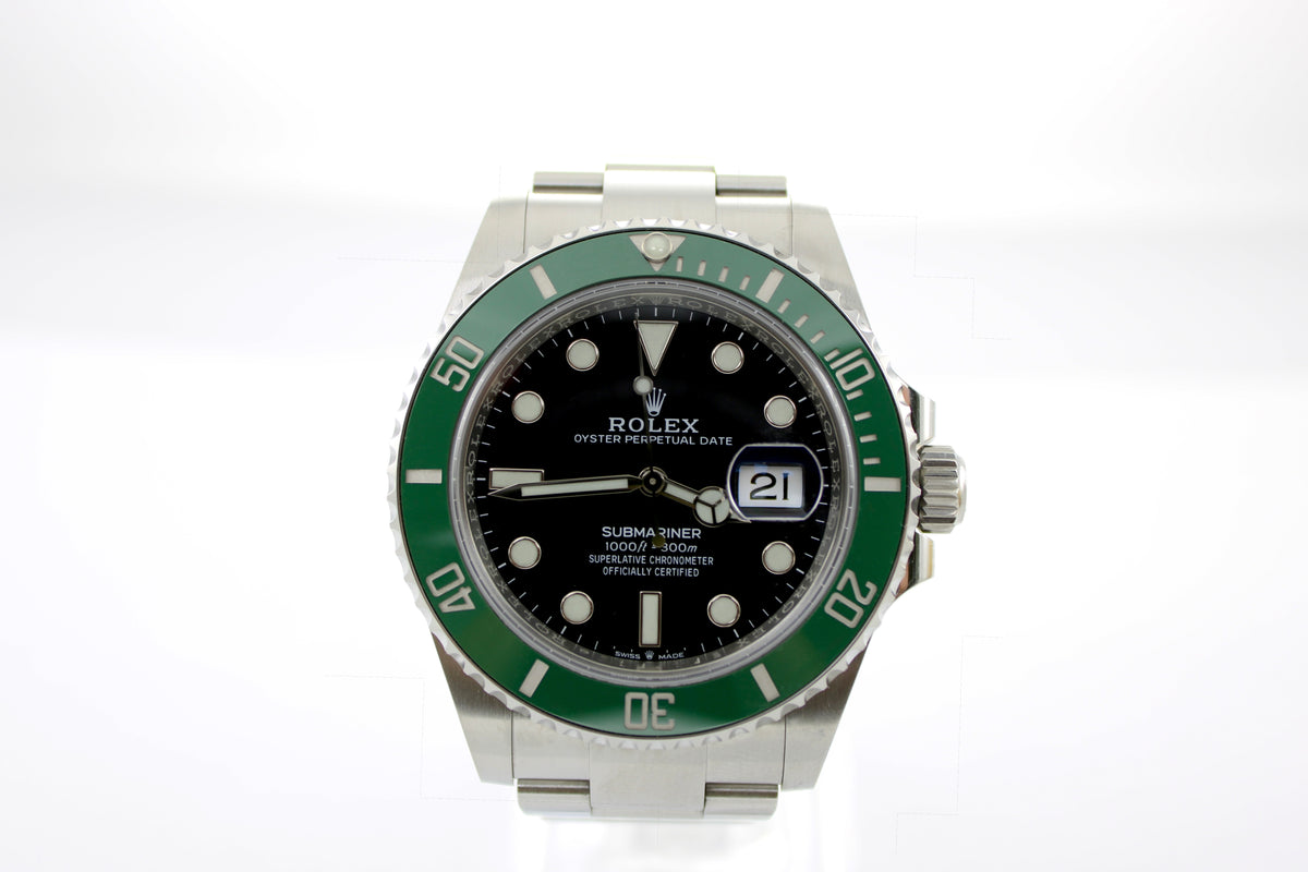 2023 Rolex Submariner "Starbucks" Green Stainless Steel 126610 41mm Oyster Watch With Box and Papers SKU: JLVOGG09267G8