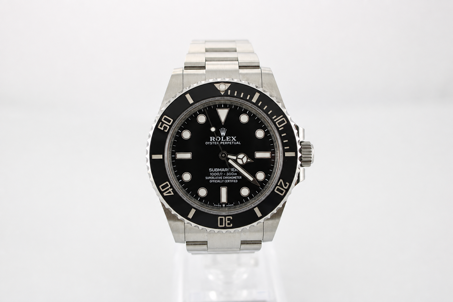 JUNE 2026 Rolex Submariner "No Date" Black Stainless Steel 124060 41mm Oyster Watch With Box and Papers SKU: JLVOGG08267N5