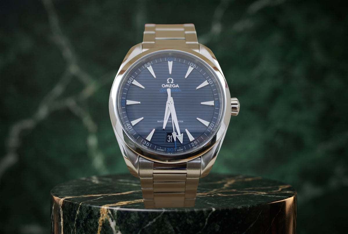 2024 Omega Seamaster Aqua Terra Blue 41mm Steel 220.10.41.21.03.001 with Box and Papers SKU: JVAGG0926455