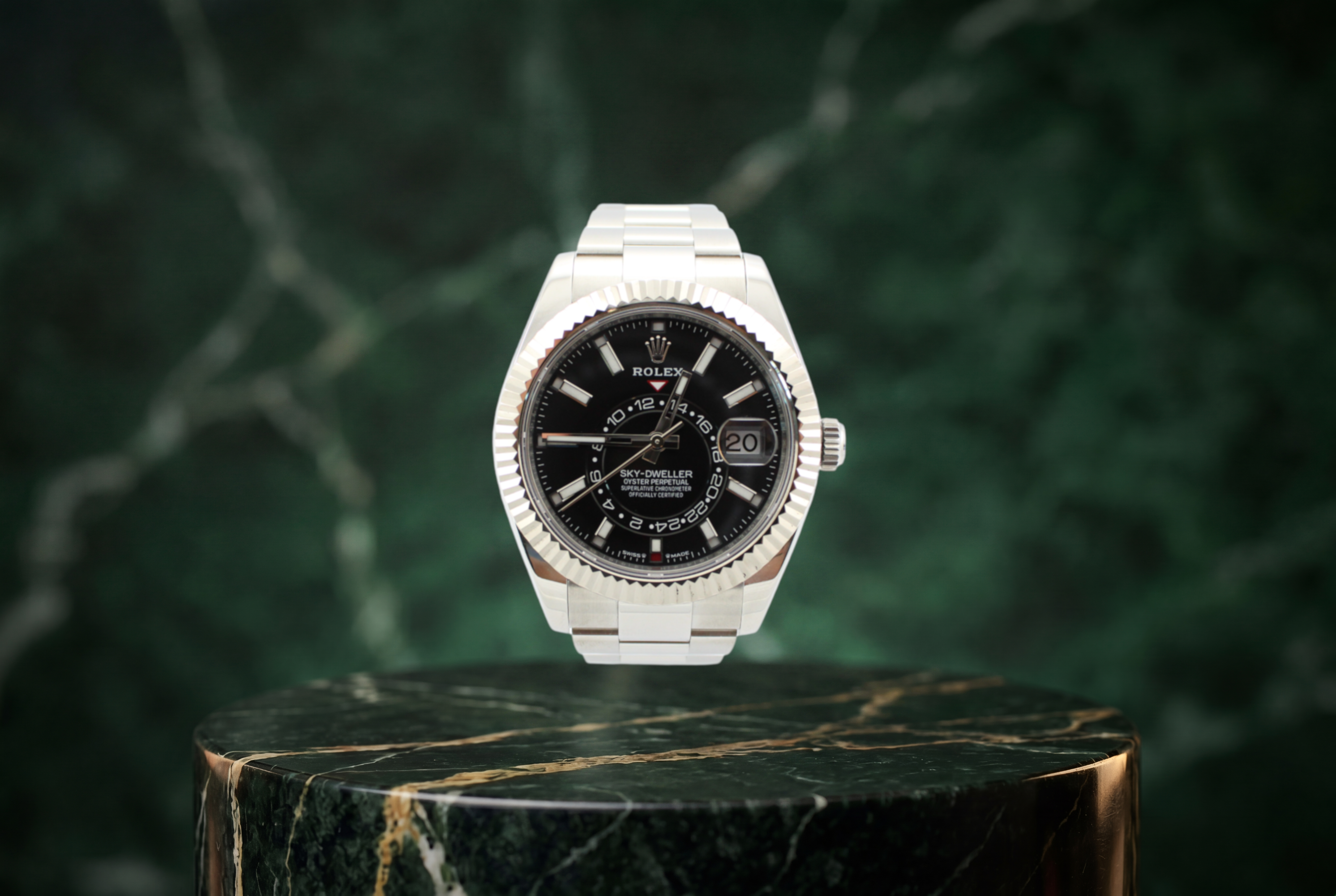 2023 Rolex Skydweller Black Steel 336934 42mm Oyster Watch With Box and Papers SKU: JLKIKM0326256