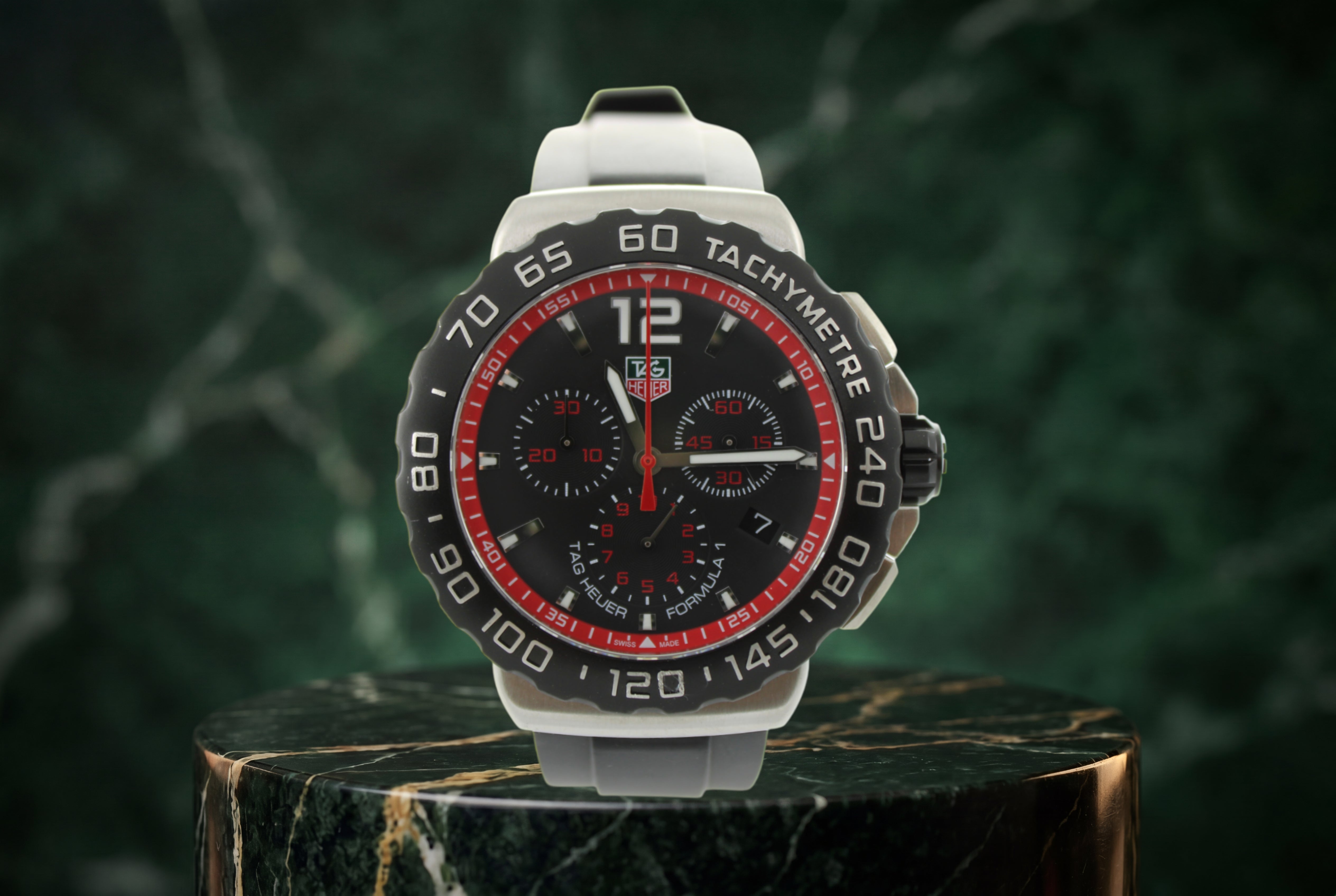 Tag Heuer Formula 1 Black Stainless Steel CAU1116 42mm Watch SKU: JEVV0926834