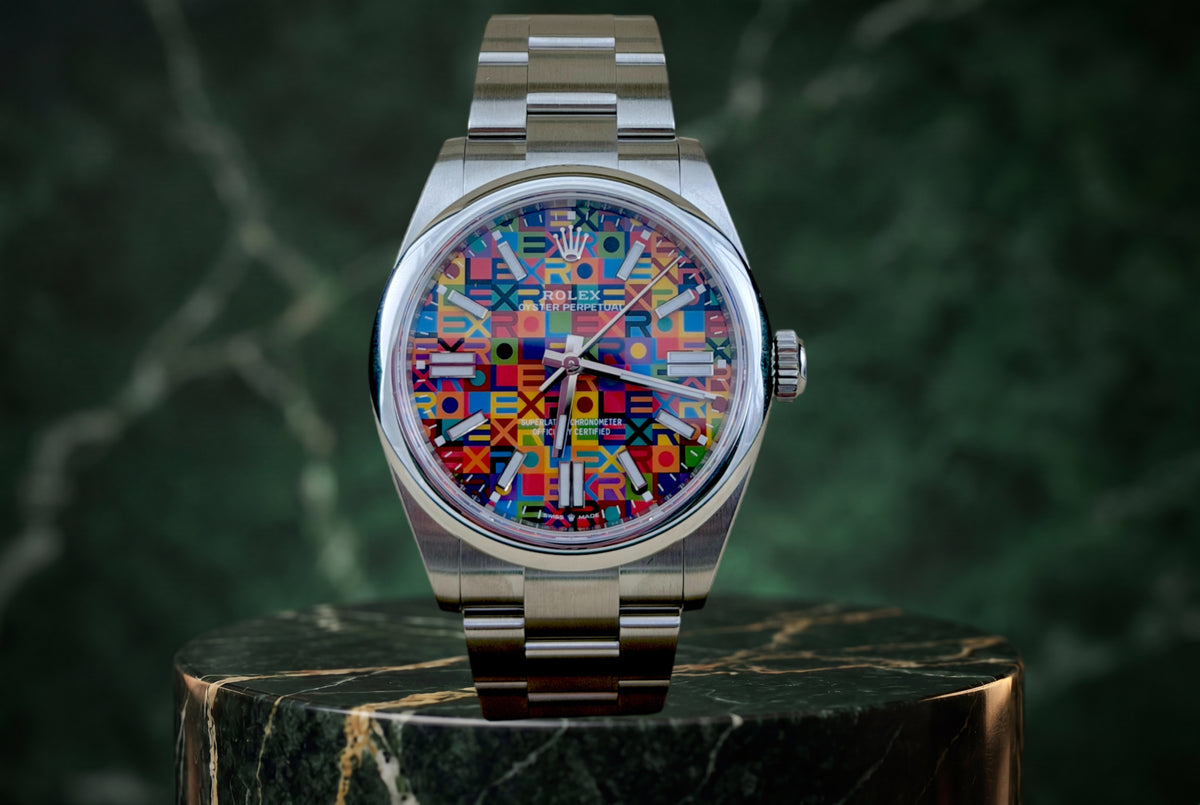 NEW STICKERED 2026 Rolex Oyster Perpetual 100th Anniversary 134300 Steel 41mm Watch With Box and Papers SKU: JLNLGG1026268