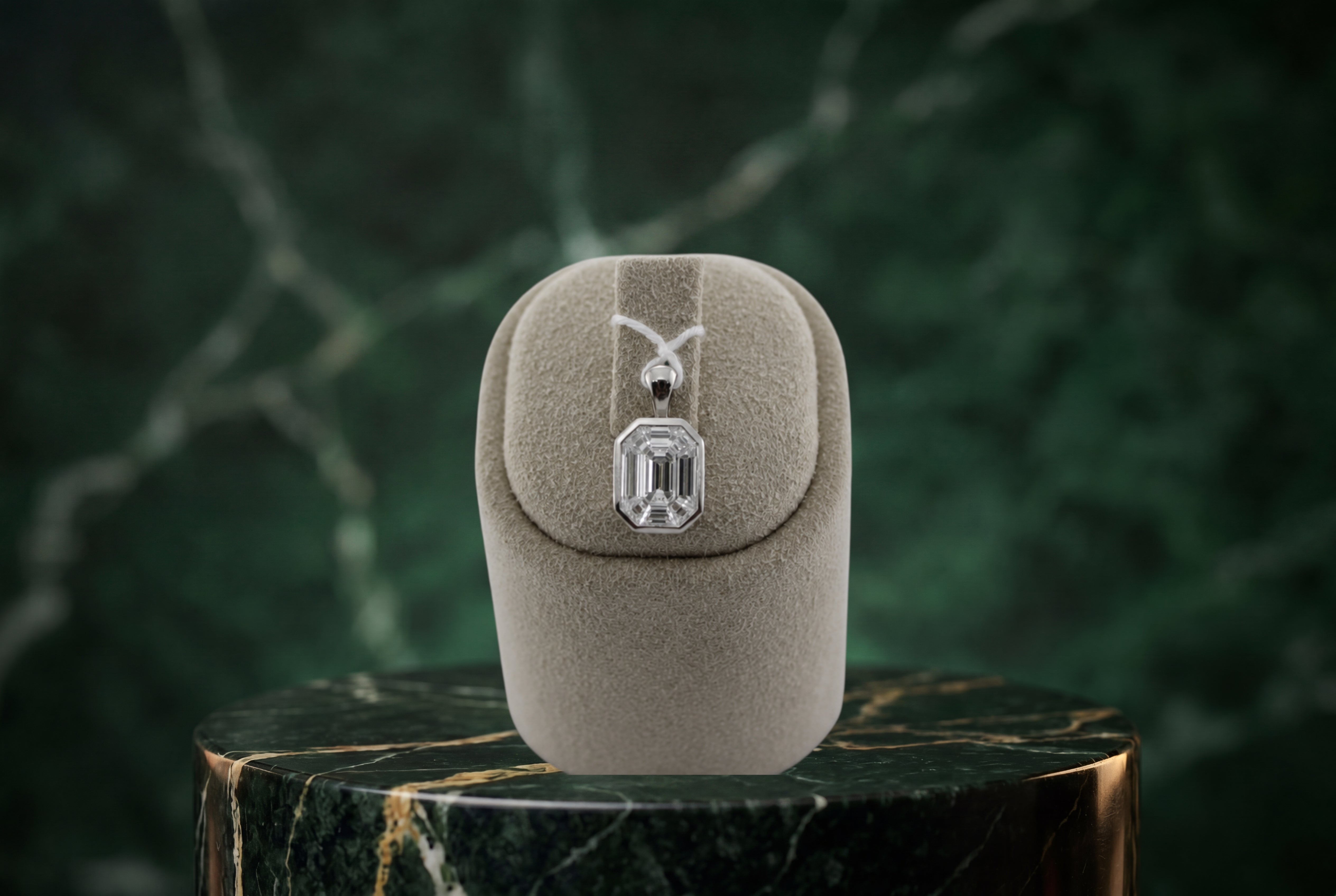 Platinum Diamond Pendant 3.0 Grams