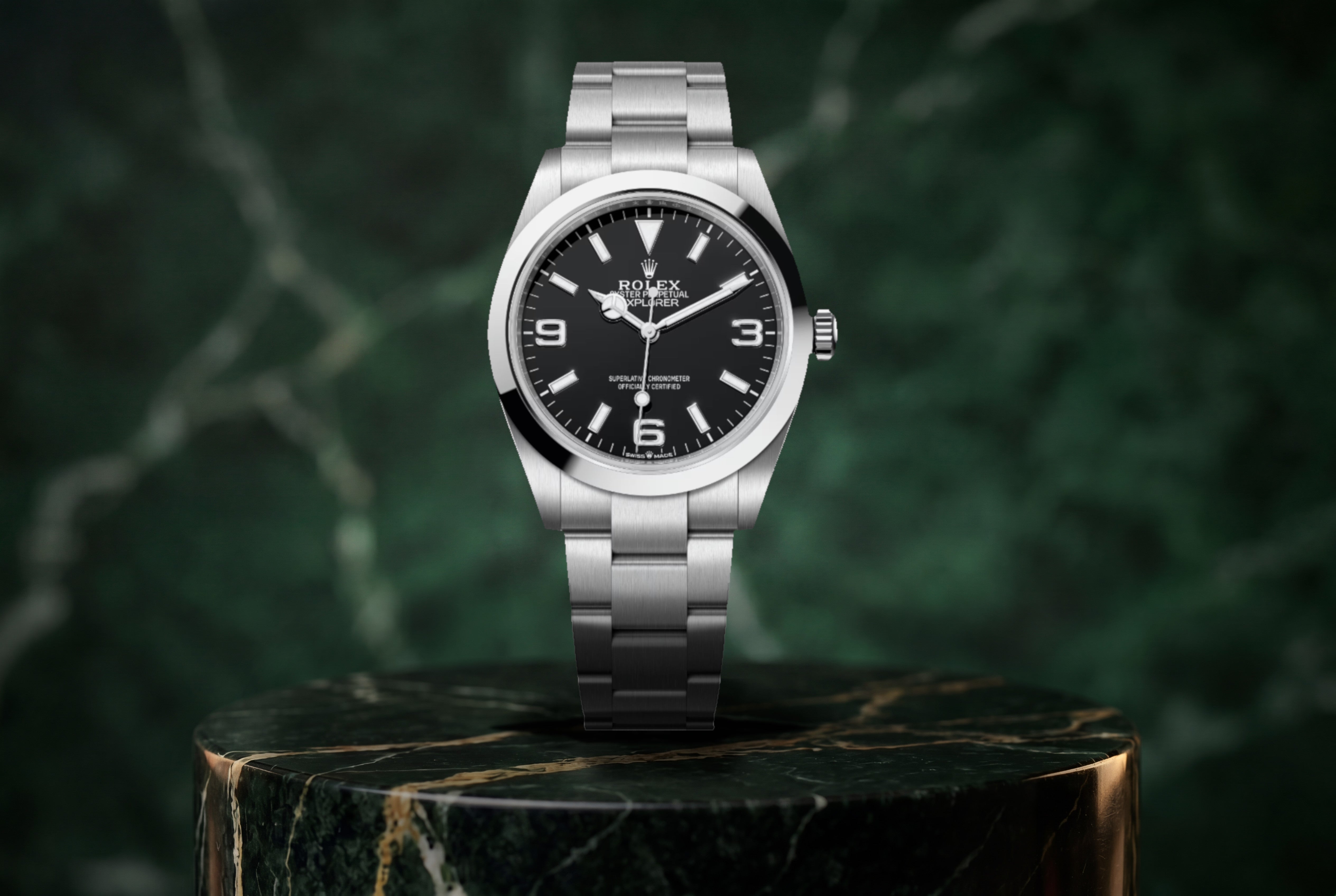 NEW MARCH 2026 Rolex Explorer I Black 224270 40mm Steel Oyster Watch With Box and Papers SKU: JNLMG0326754